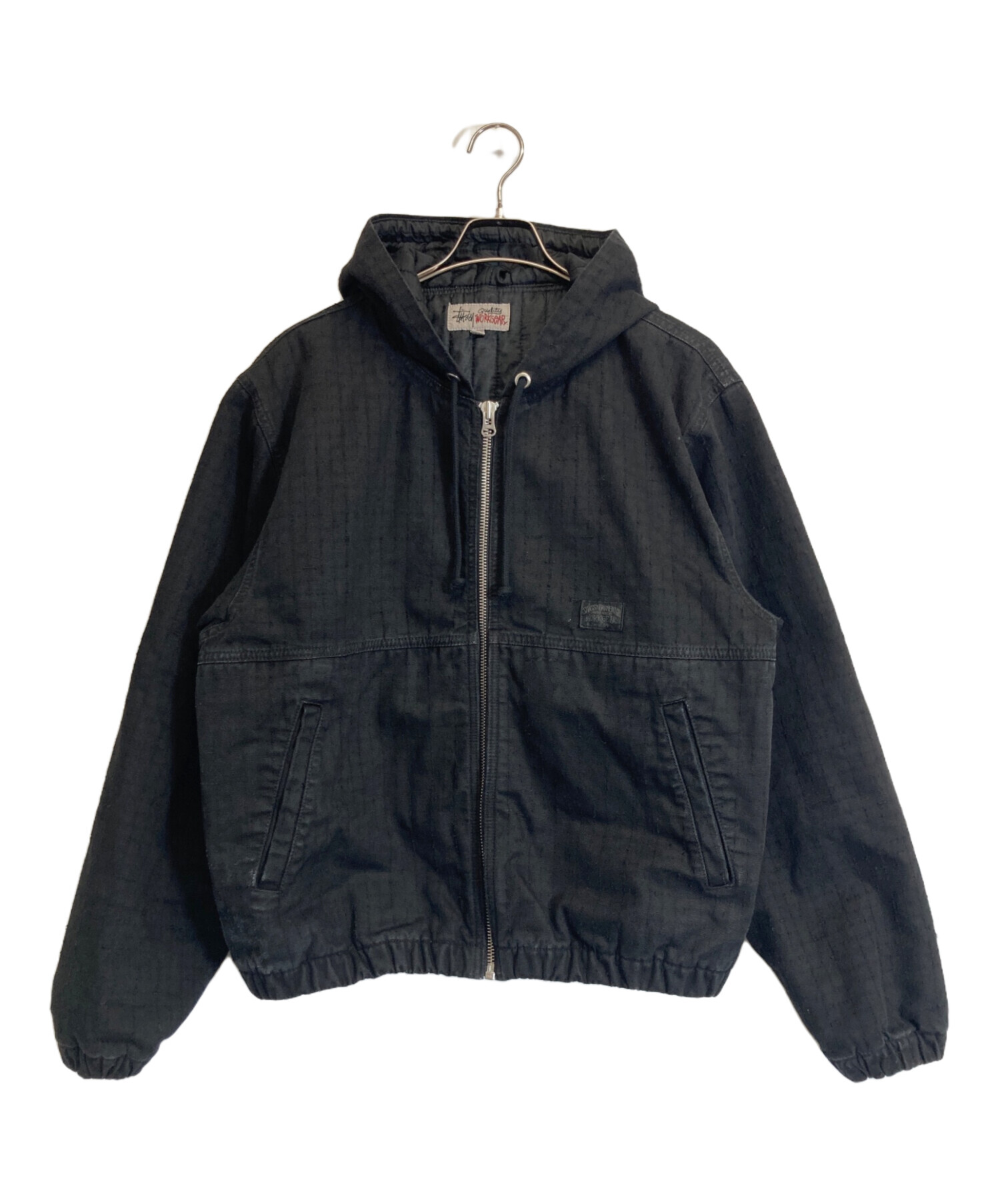 中古・古着通販】stussy (ステューシー) WORK JACKET CANVAS NEEDLE
