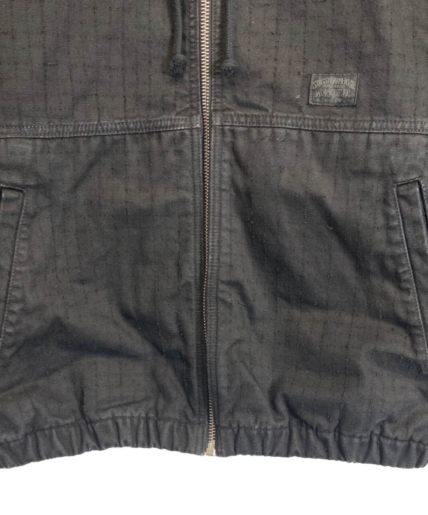 中古・古着通販】stussy (ステューシー) WORK JACKET CANVAS NEEDLE