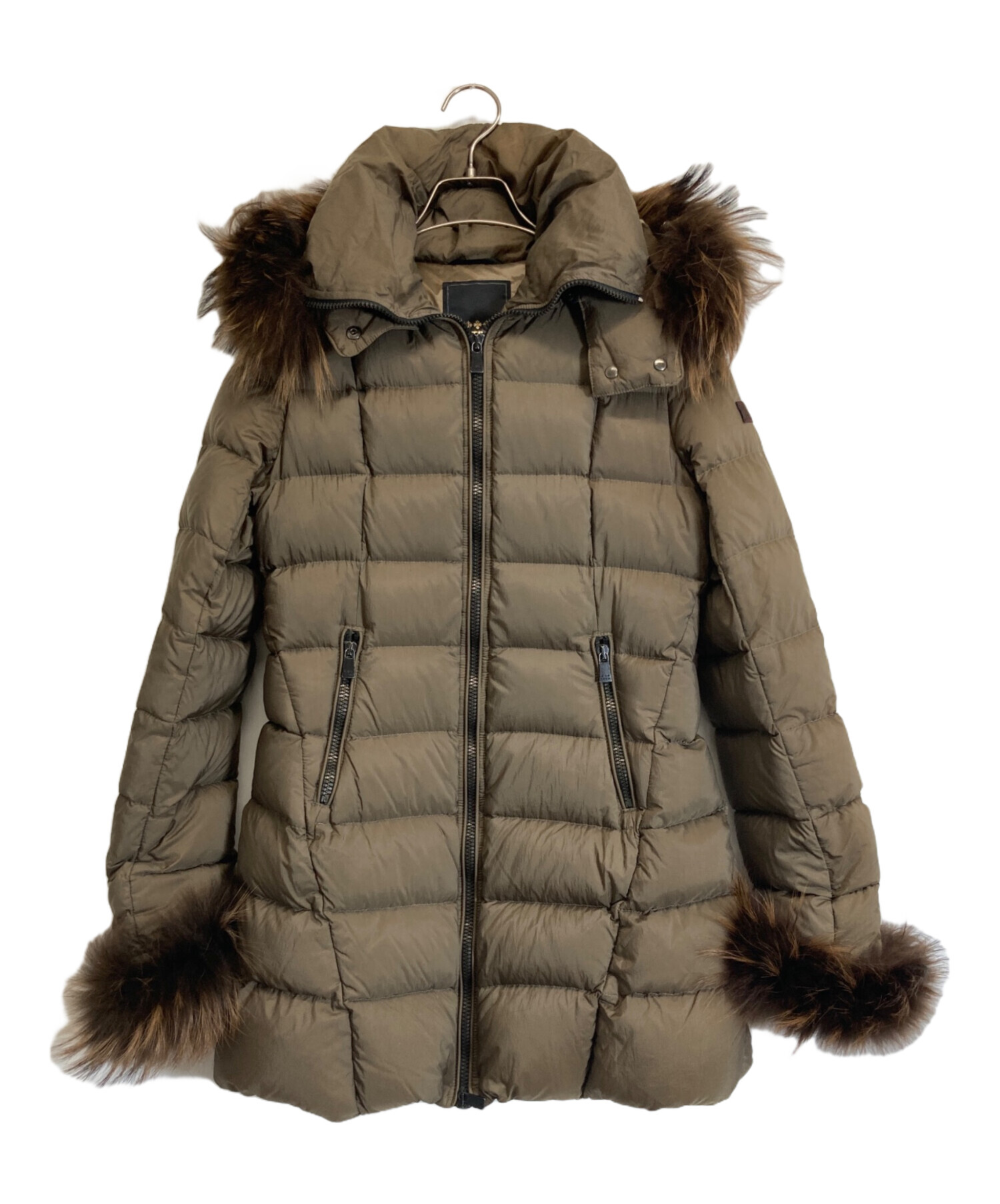 中古・古着通販】TATRAS (タトラス) ダウンコート オリーブ サイズ:02