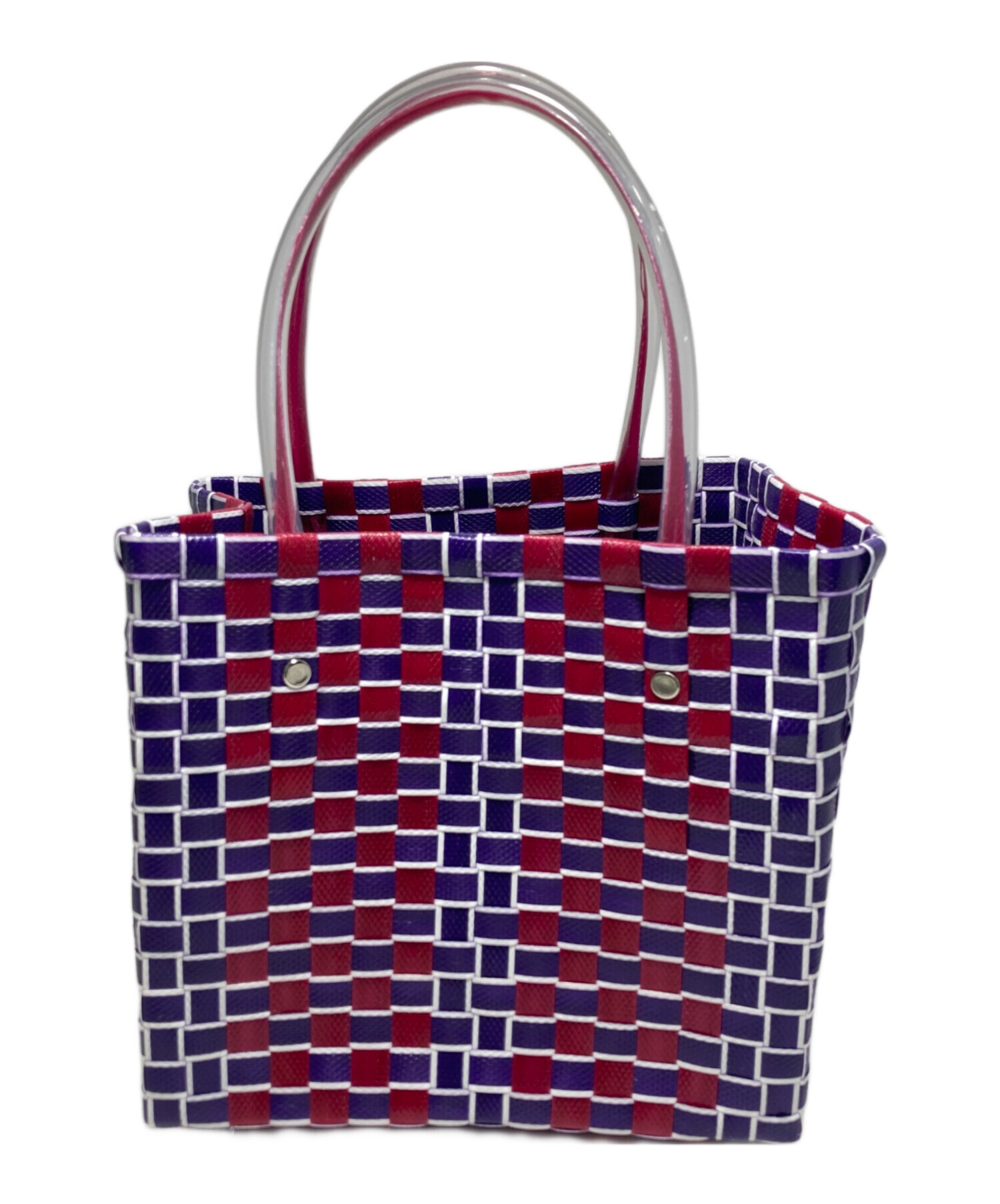 【レア＆美品】MARNI MARKET カゴバッグ パープル　　正規品 中古・古着通販】MARNI (マルニ) カゴバッグ パープル｜ブランド・古着