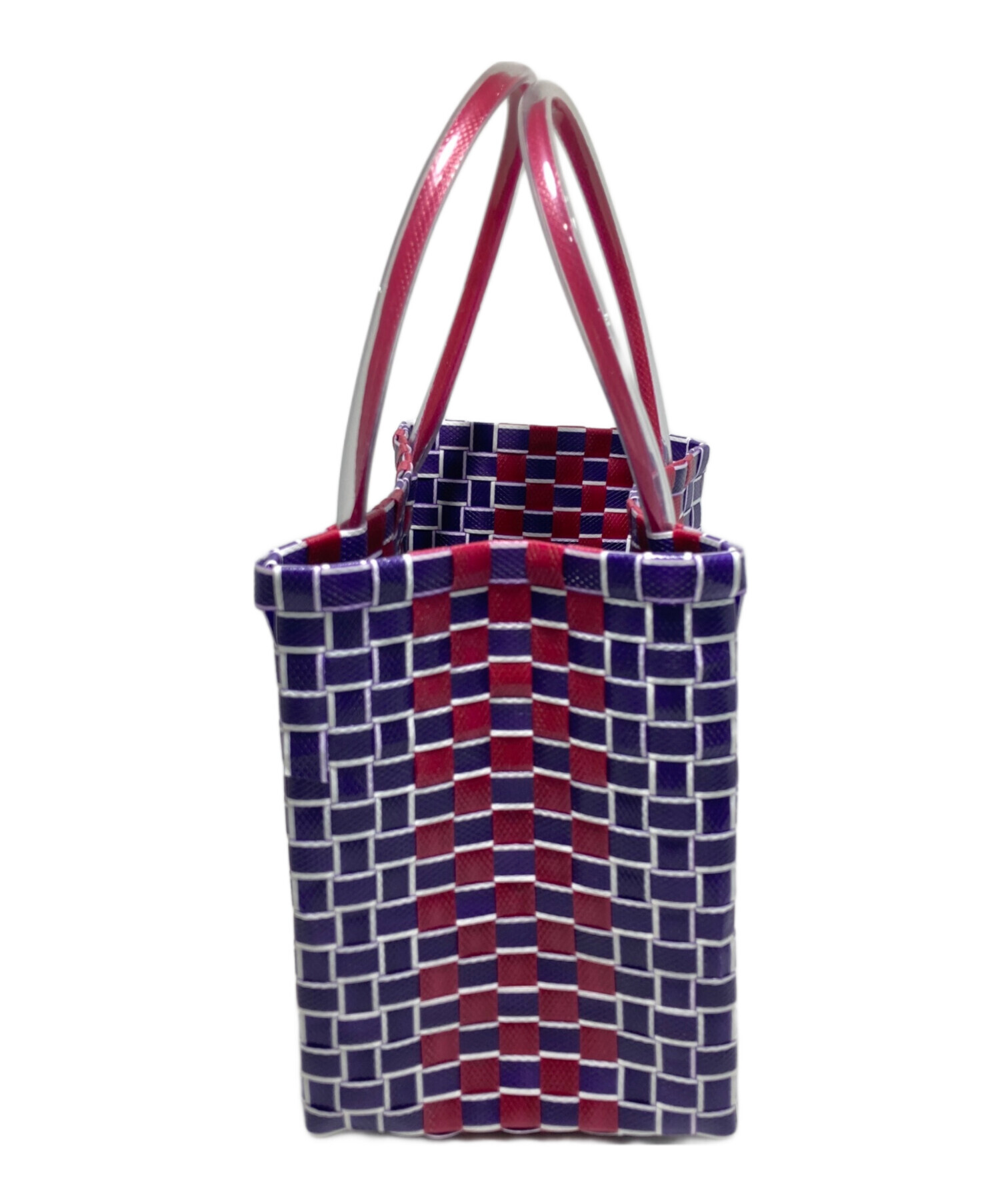 【レア＆美品】MARNI MARKET カゴバッグ パープル　　正規品 中古・古着通販】MARNI (マルニ) カゴバッグ パープル｜ブランド・古着