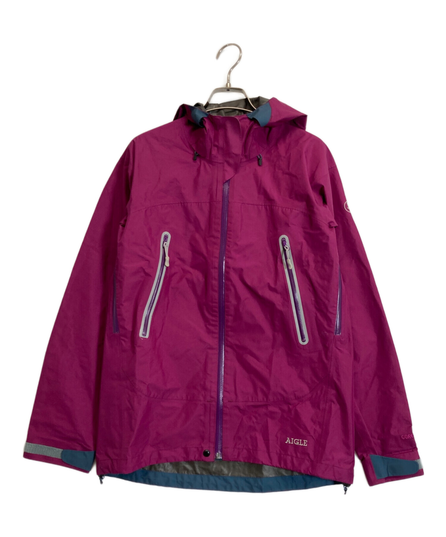 AIGLE エーグル マウンテンパーカー XL 赤 【古着】【中古】【送料無料】 中古・古着通販】AIGLE (エーグル) マウンテンパーカー ピンク サイズ