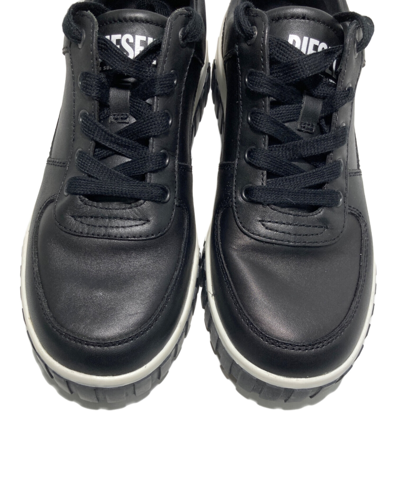 中古・古着通販】DIESEL (ディーゼル) S-RUA LOW ブラック サイズ:26.5