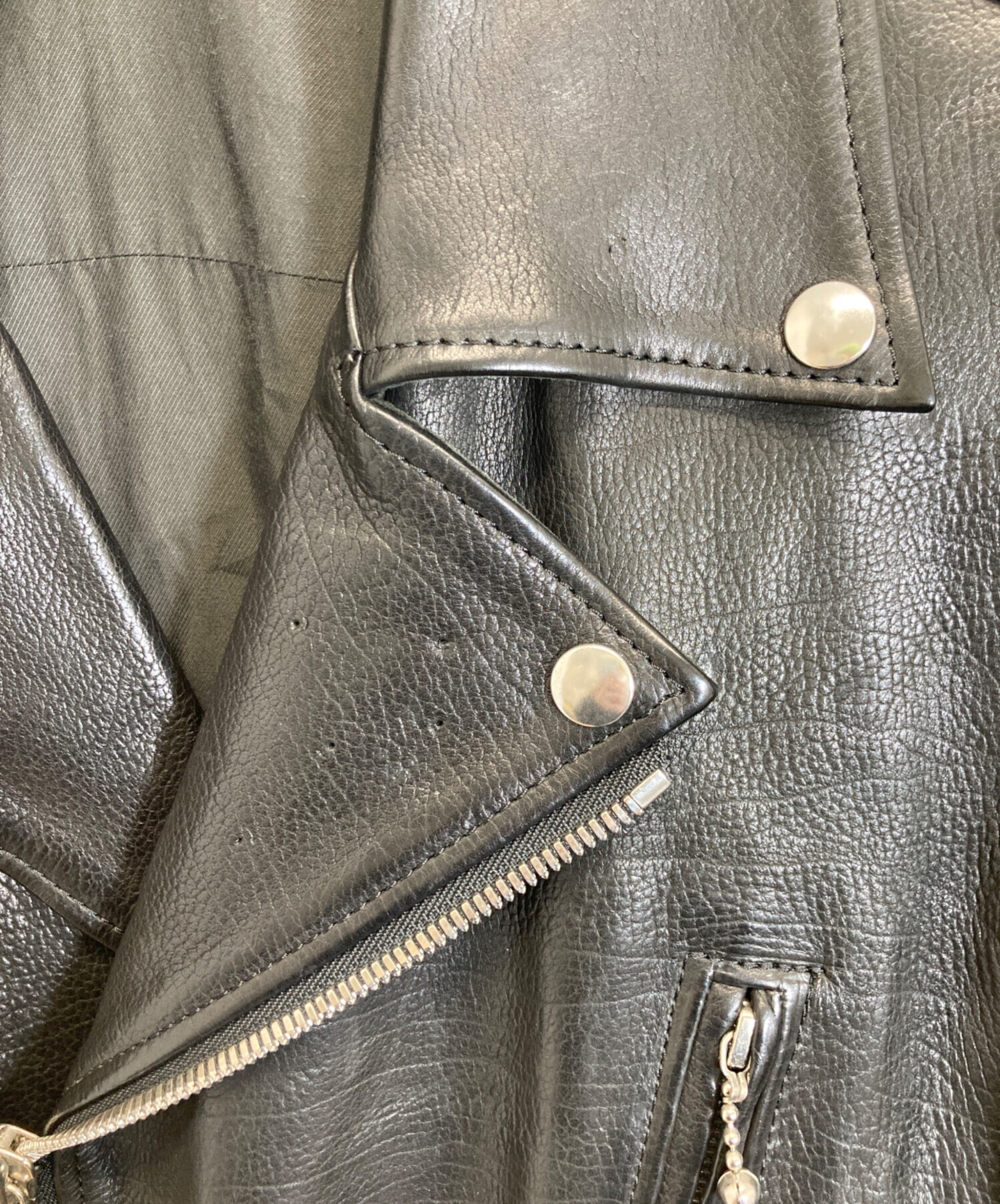 中古・古着通販】THE VIRIDI-ANNE (ヴィリジアン) ダブルレーンレザー