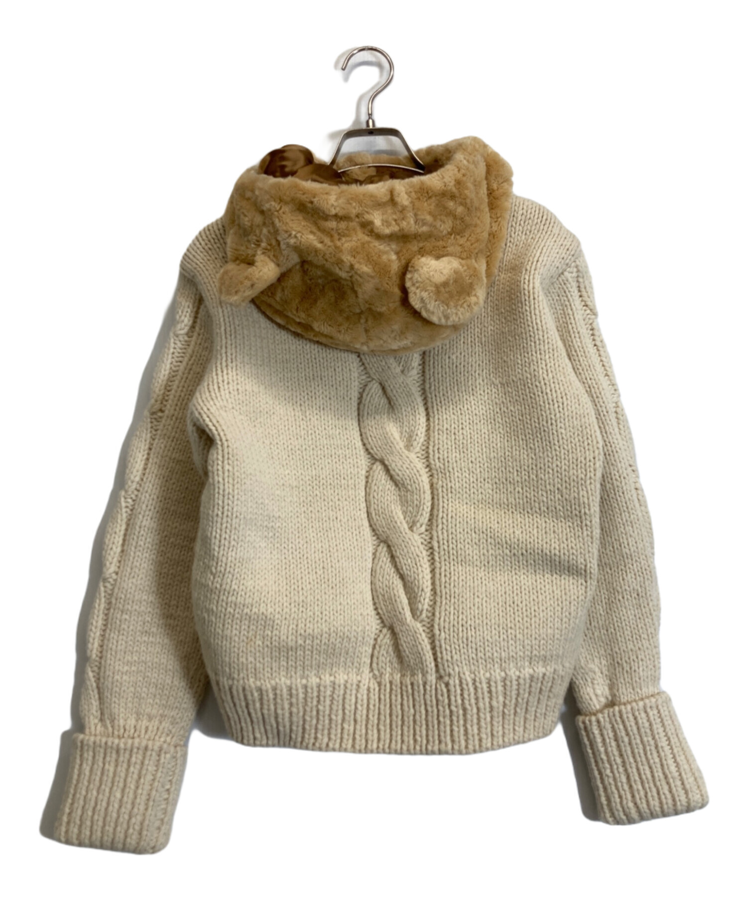 中古・古着通販】PINK HOUSE (ピンクハウス) くま装飾ケーブルニット