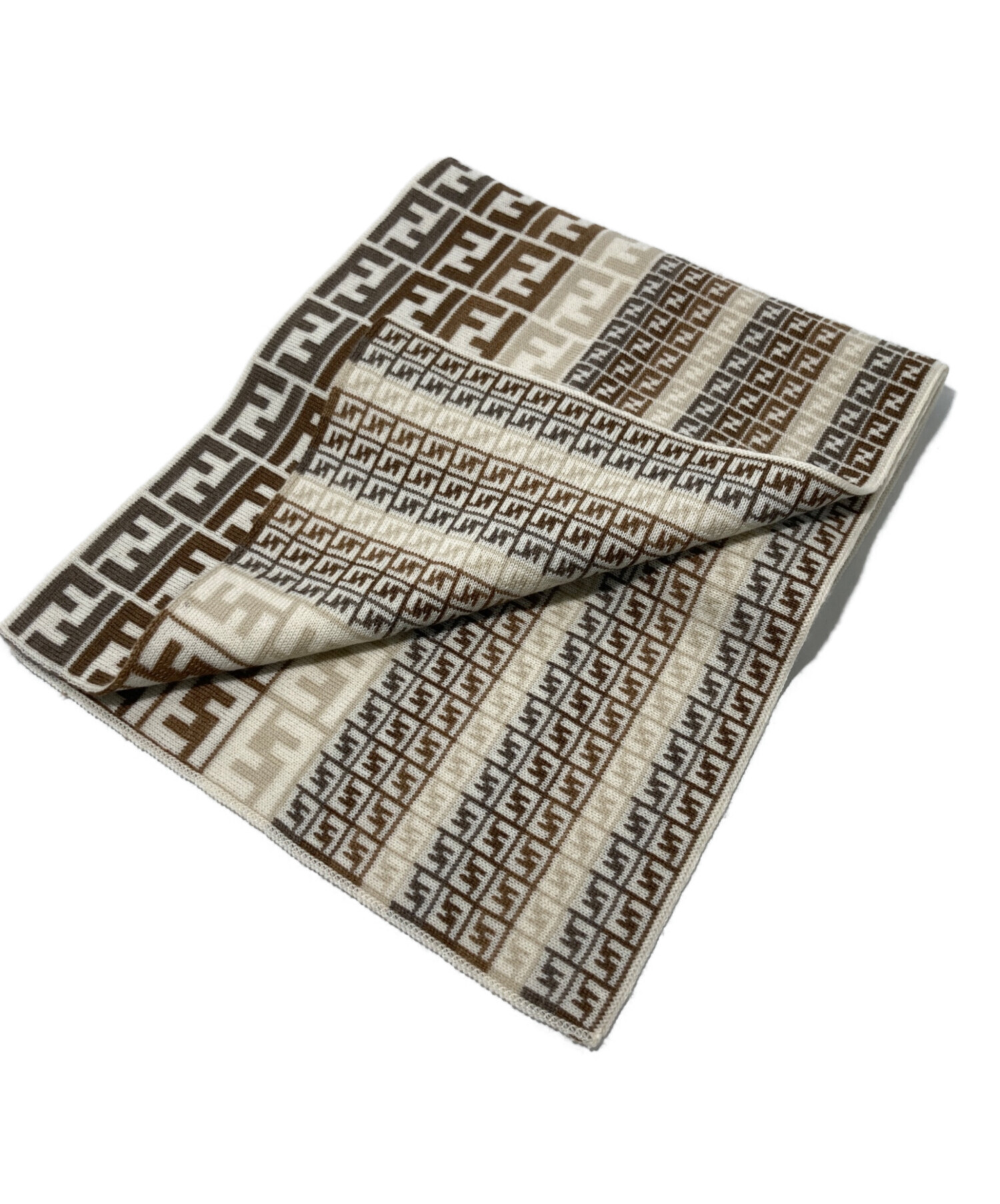 中古・古着通販】FENDI (フェンディ) マフラー ブラウン｜ブランド