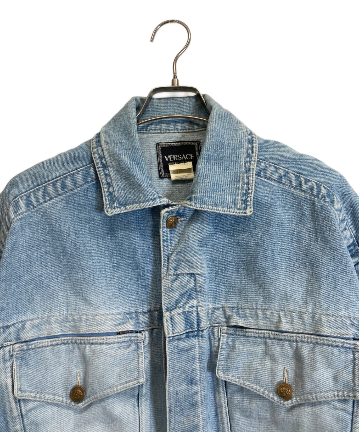 中古・古着通販】VERSACE (ヴェルサーチェ) バック刺繍デニム