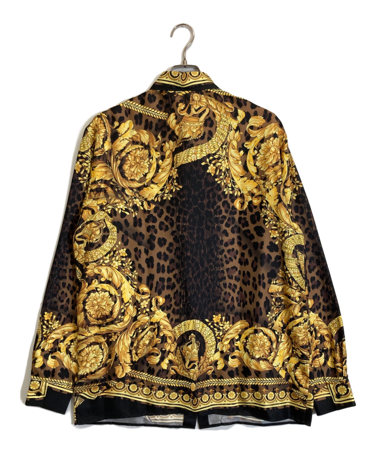 中古・古着通販】VERSACE (ヴェルサーチェ) 総柄シャツ ブラック