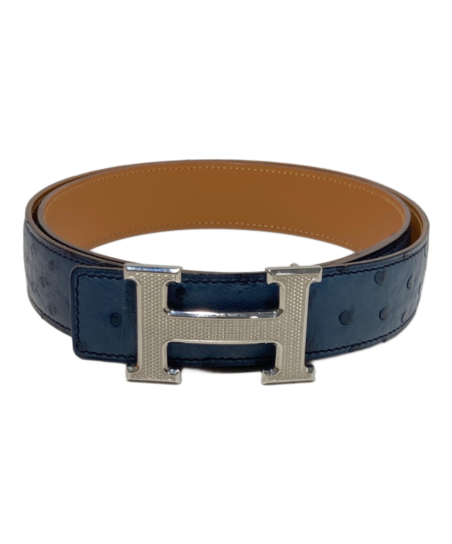 中古・古着通販】HERMES (エルメス) コンスタンスベルト ブルー