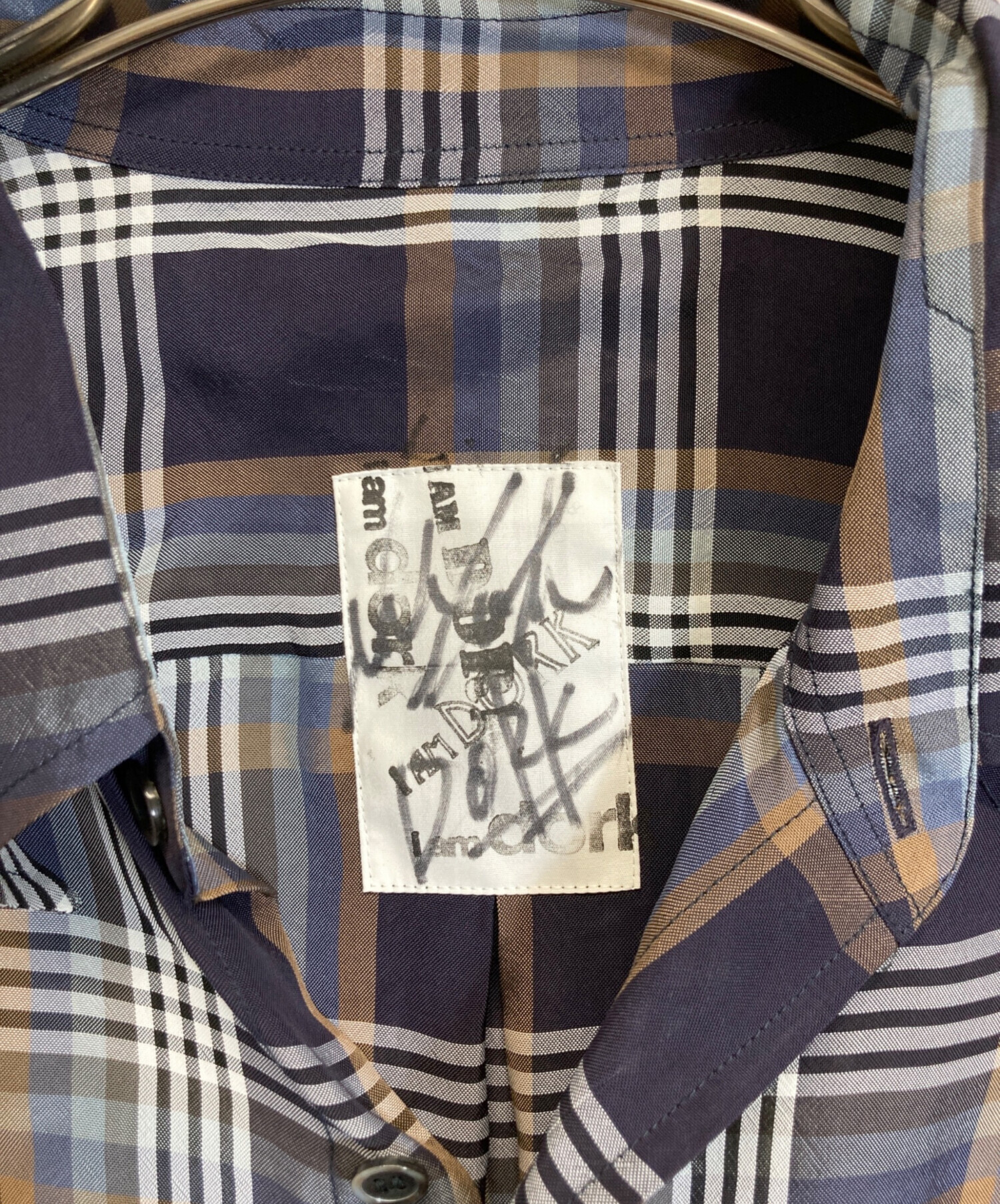 中古・古着通販】I AM DORK (アイアムドーク) オーバーチェックシャツ 