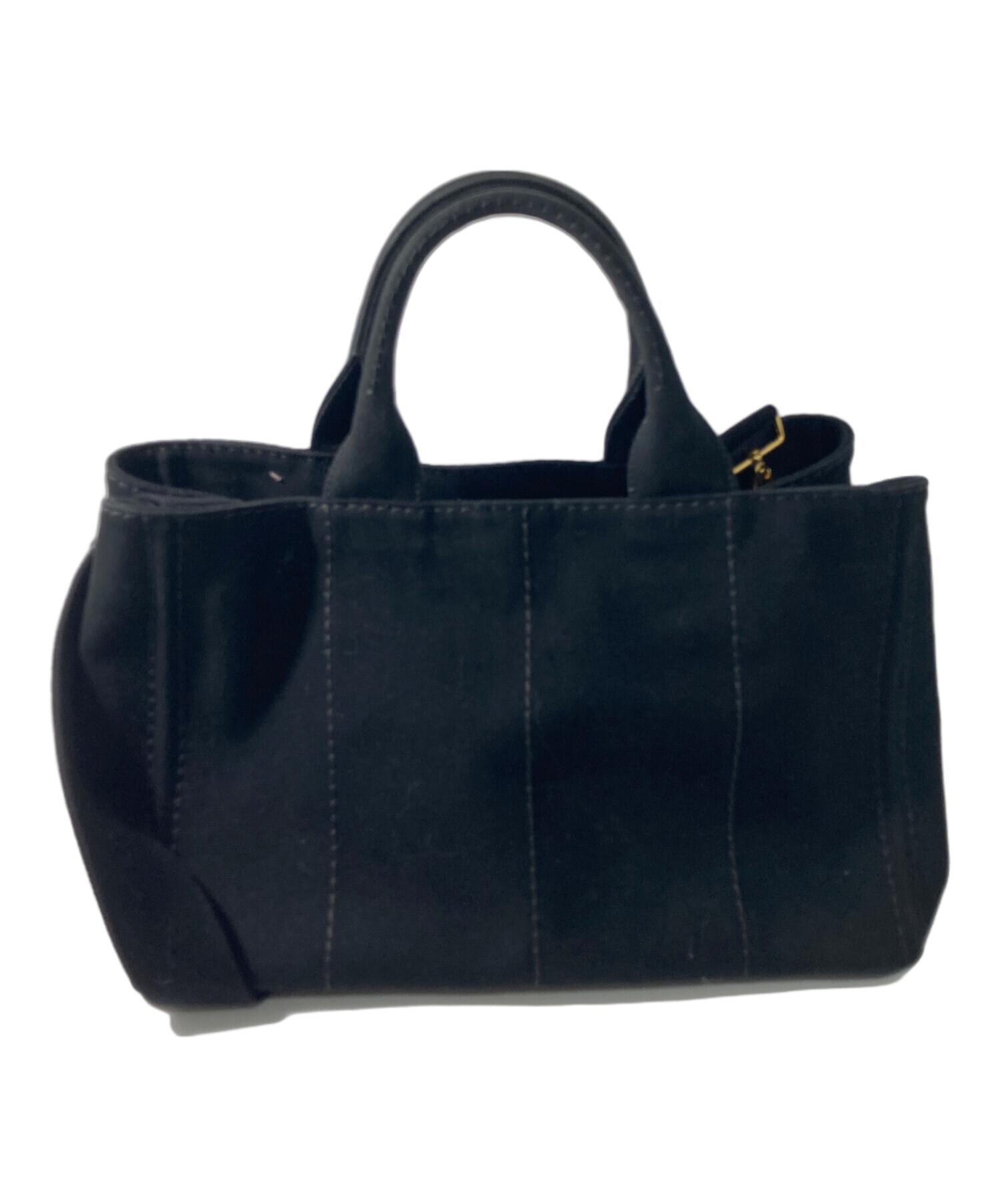 中古・古着通販】PRADA (プラダ) CANAPA 2WAYバッグ ブラック