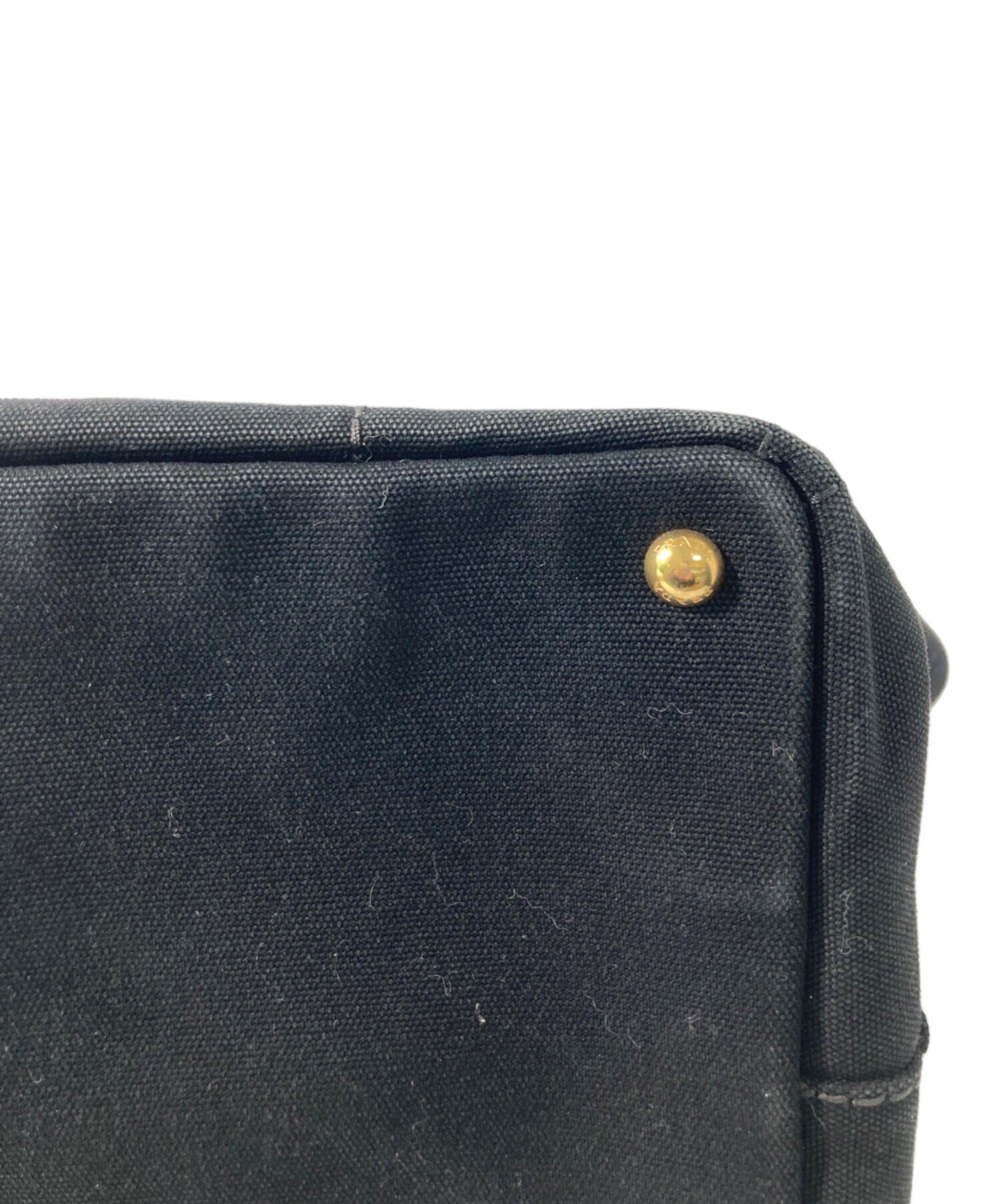 中古・古着通販】PRADA (プラダ) CANAPA 2WAYバッグ ブラック