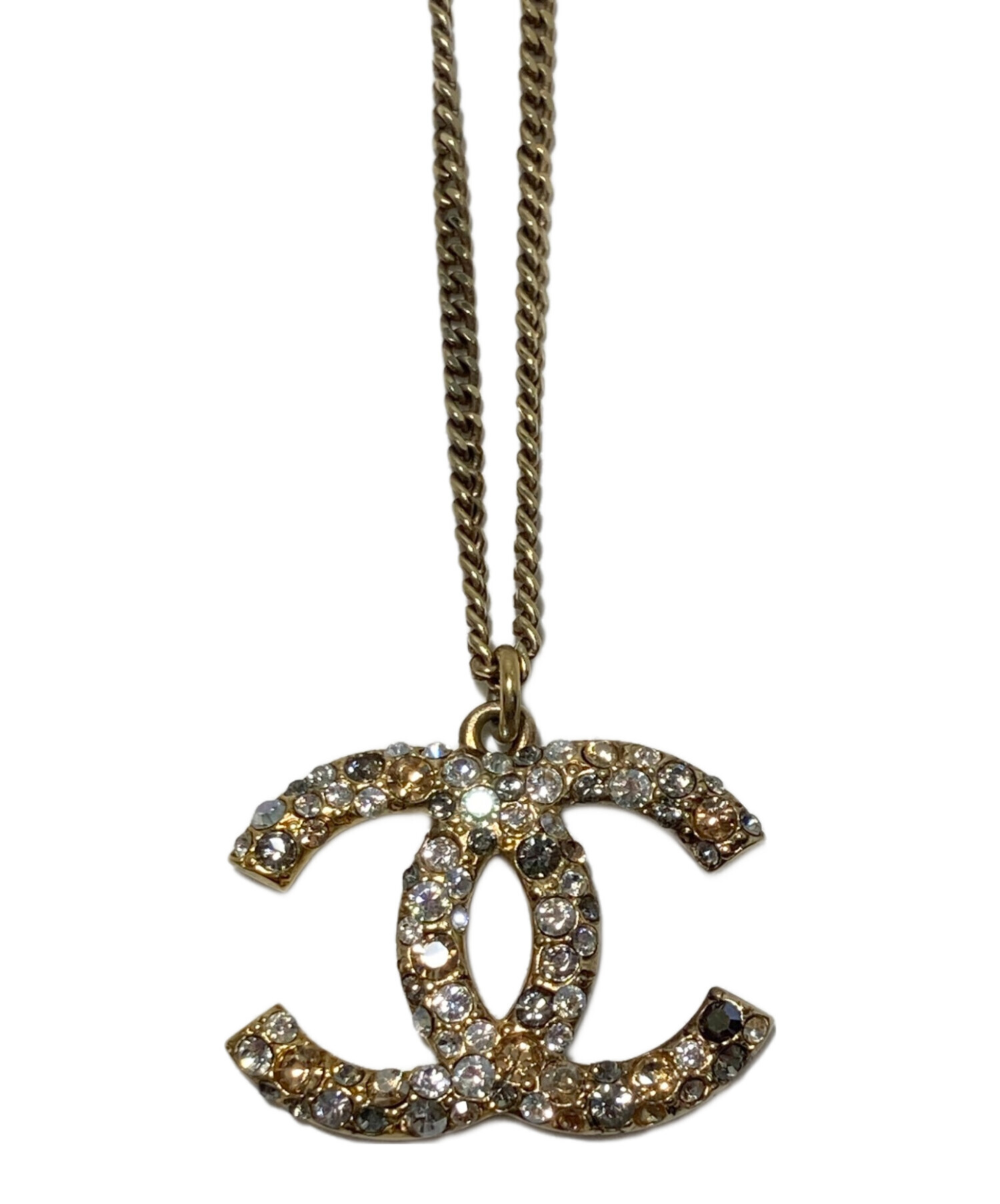 中古・古着通販】CHANEL (シャネル) ラインストーンココマーク