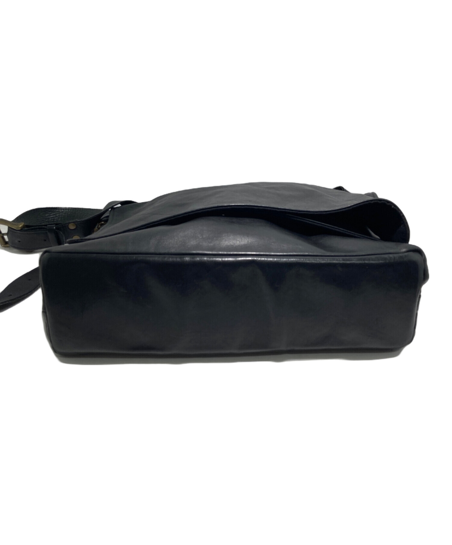 中古・古着通販】Jas-M.B. (ジャスエムビー) レザーショルダーバッグ