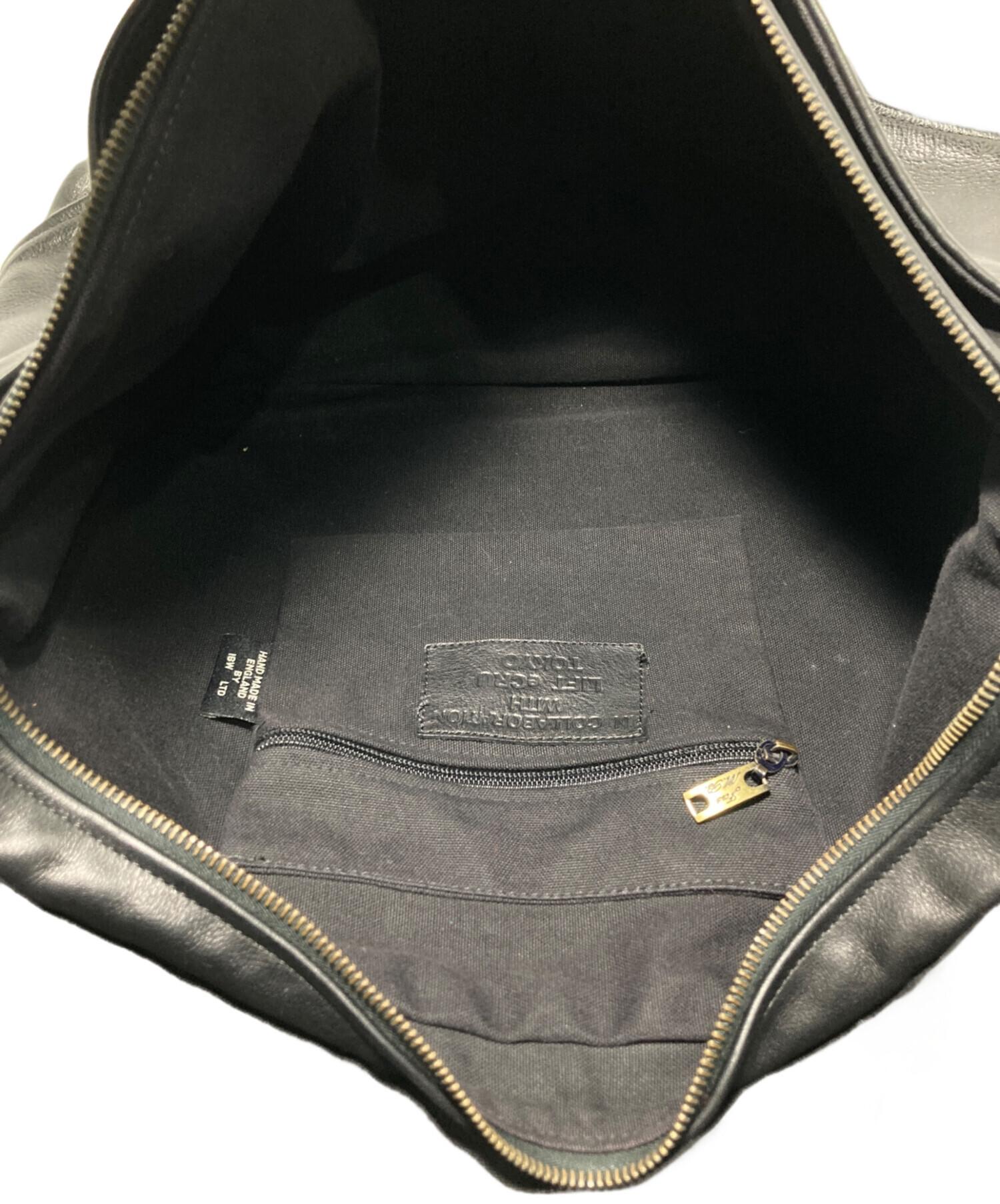 中古・古着通販】Jas-M.B. (ジャスエムビー) レザーショルダーバッグ