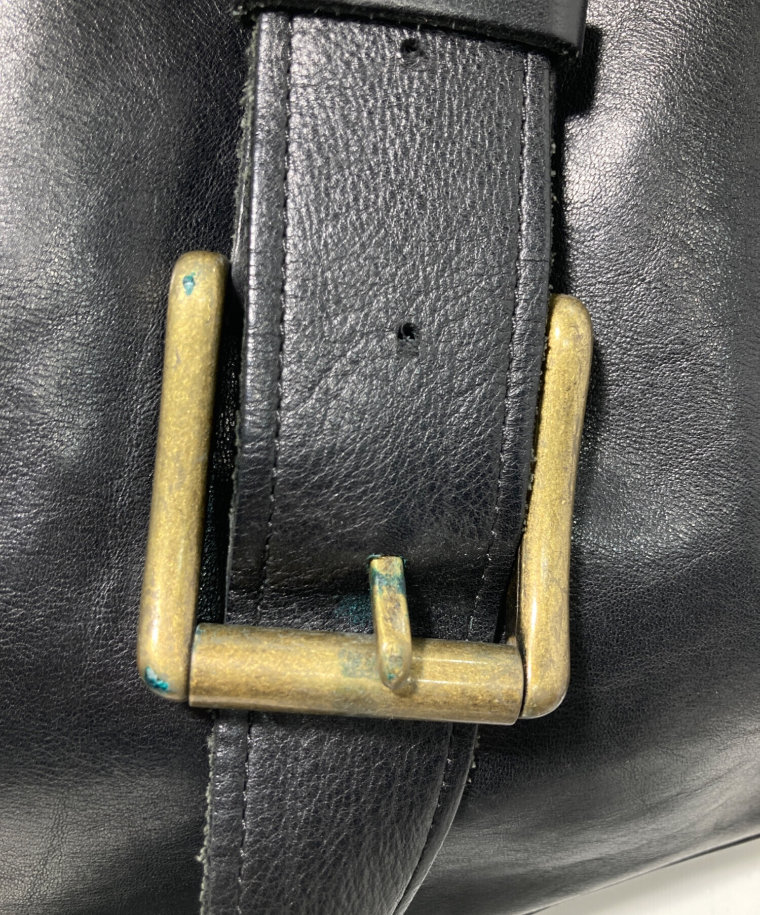 中古・古着通販】Jas-M.B. (ジャスエムビー) レザーショルダーバッグ