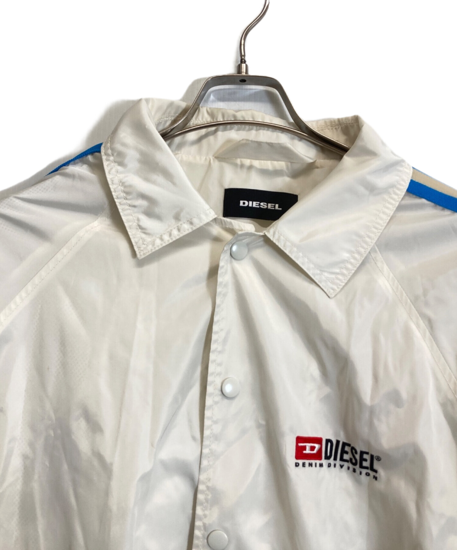 中古・古着通販】DIESEL (ディーゼル) ジャケット ホワイト サイズ:L