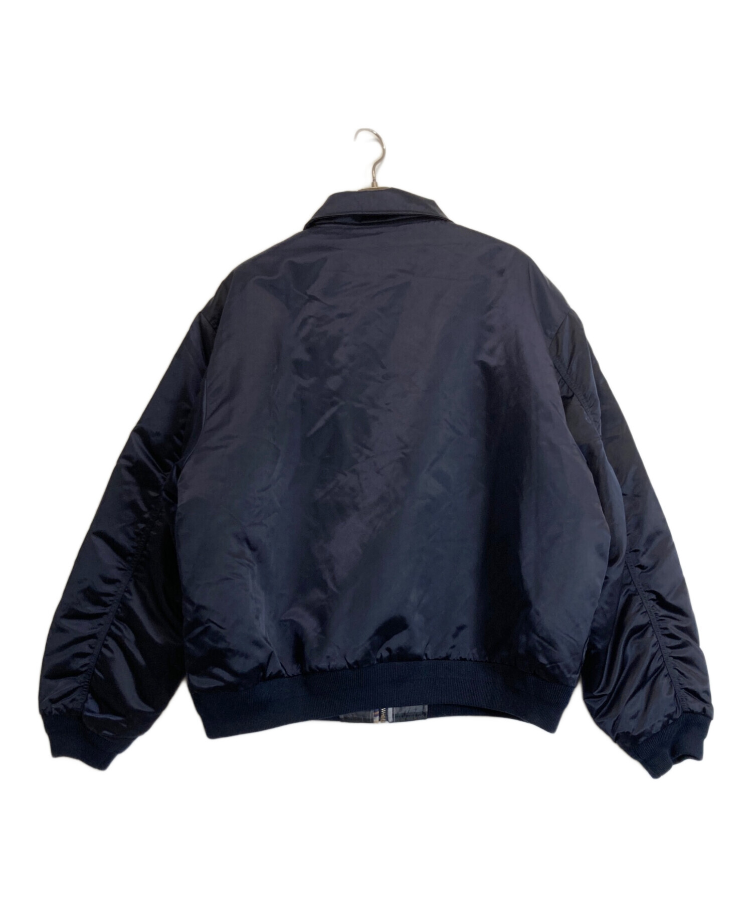 中古・古着通販】HUF (ハフ) REVERSIBLE FLIGHT JACKET ネイビー