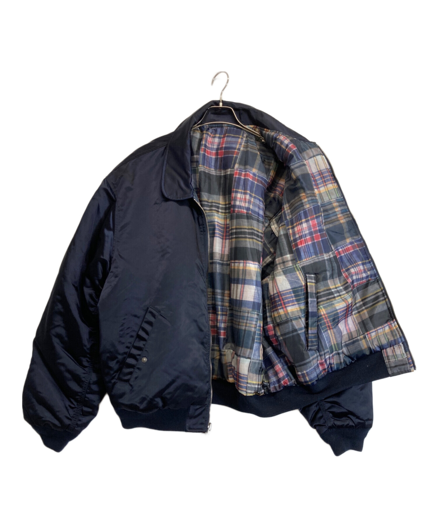 中古・古着通販】HUF (ハフ) REVERSIBLE FLIGHT JACKET ネイビー