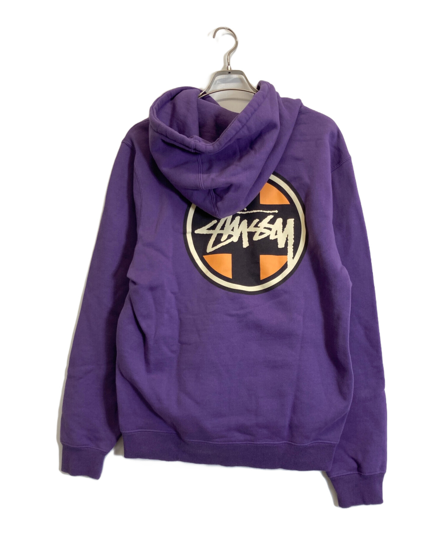 中古・古着通販】stussy (ステューシー) パーカー パープル サイズ:L