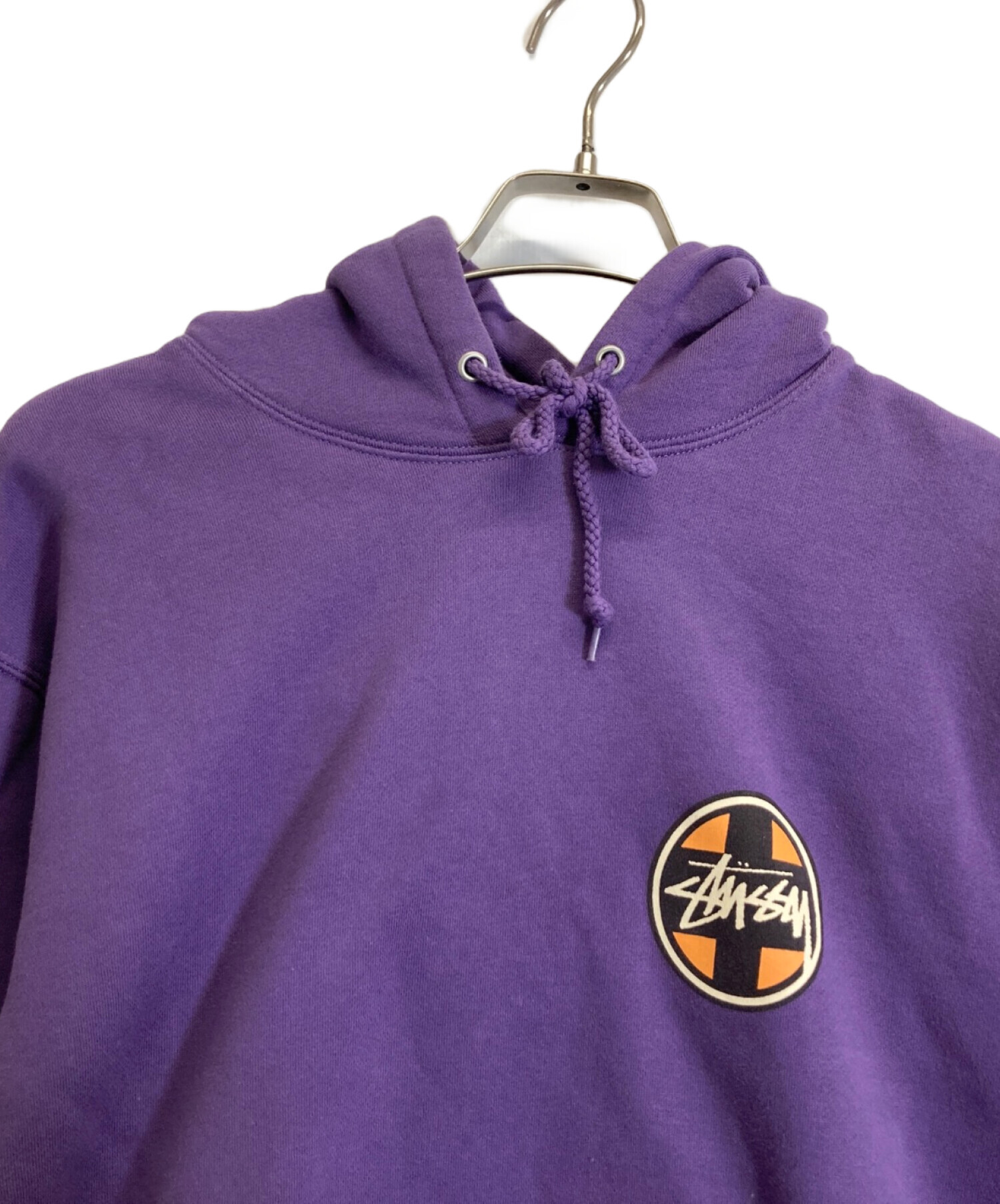 中古・古着通販】stussy (ステューシー) パーカー パープル サイズ:L