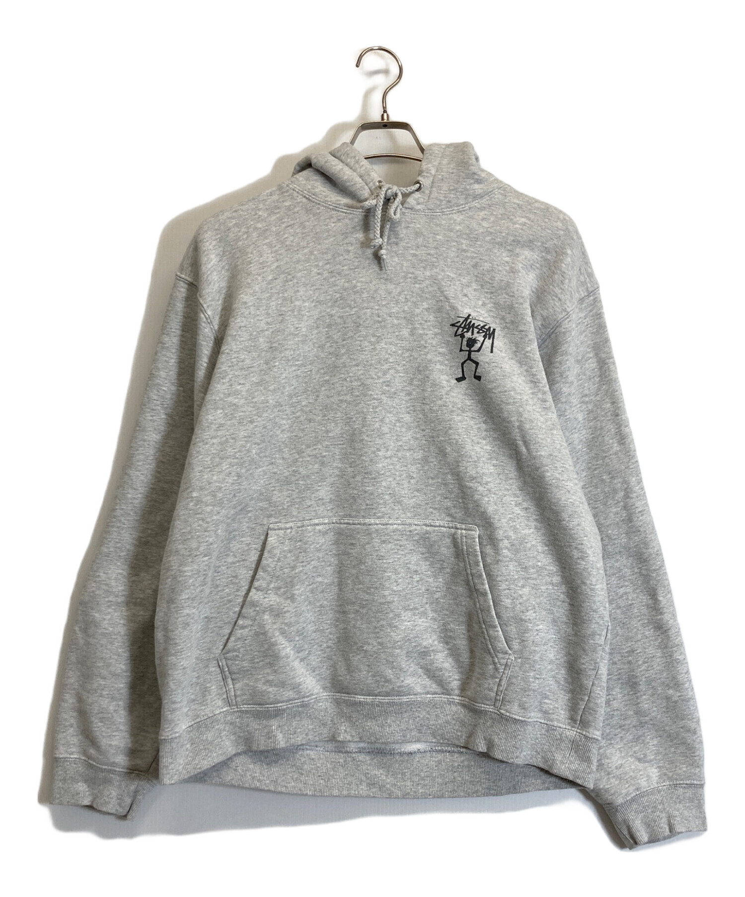中古・古着通販】stussy (ステューシー) シャドーマンパーカー グレー