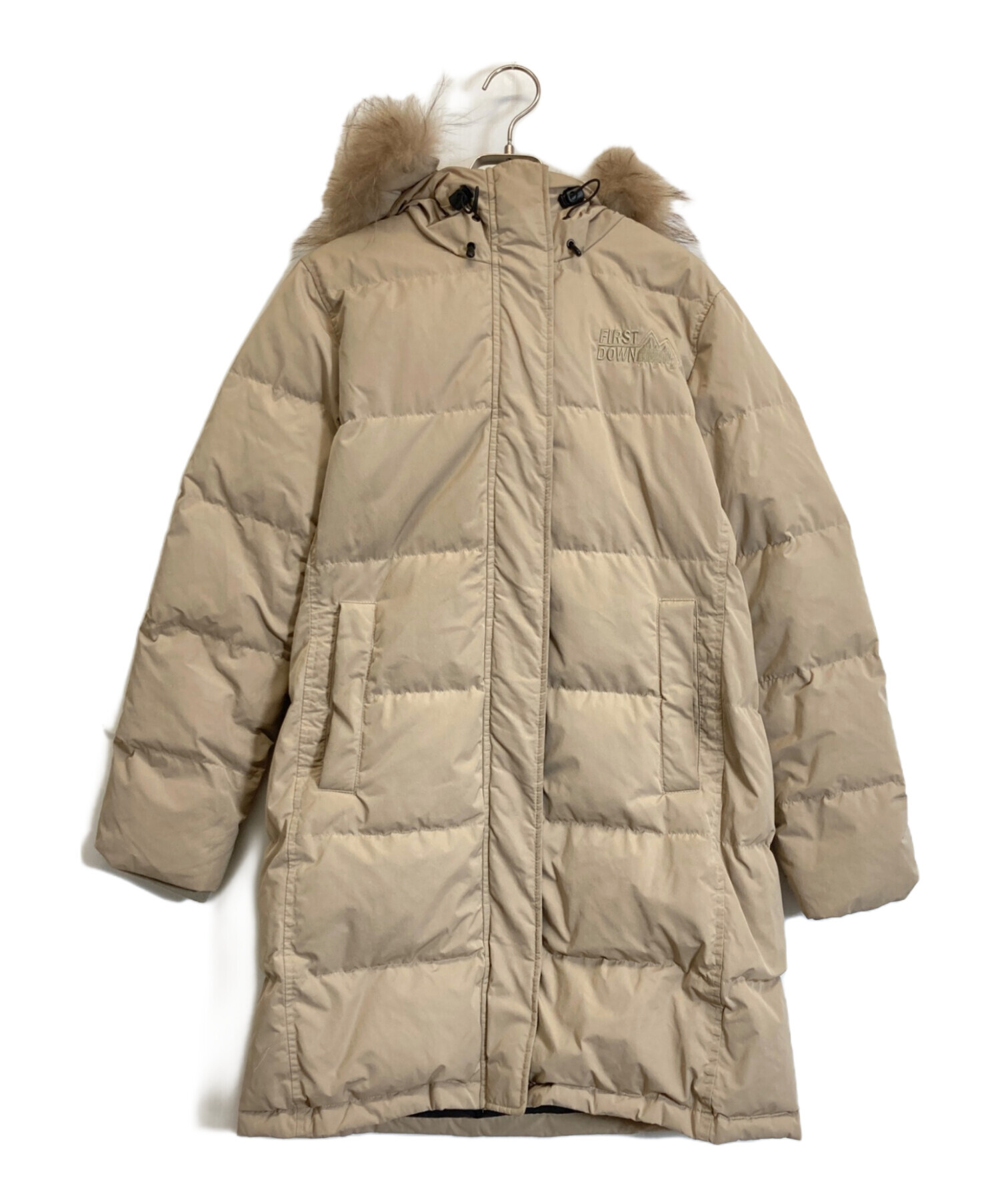 中古・古着通販】FIRST DOWN (ファーストダウン) ダウンコート カーキ  