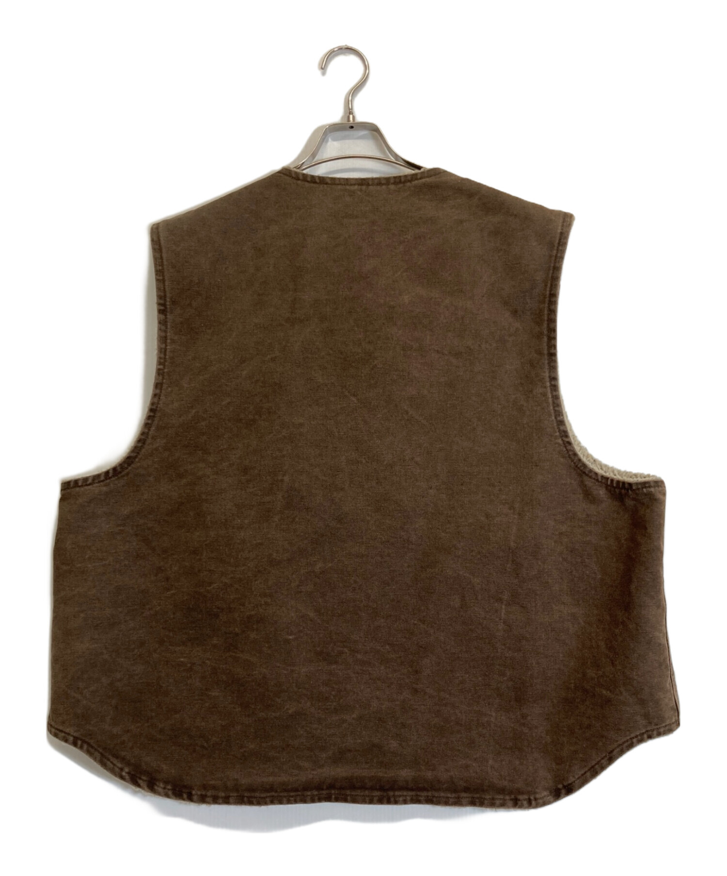 中古・古着通販】CarHartt (カーハート) ボアベスト ベージュ サイズ