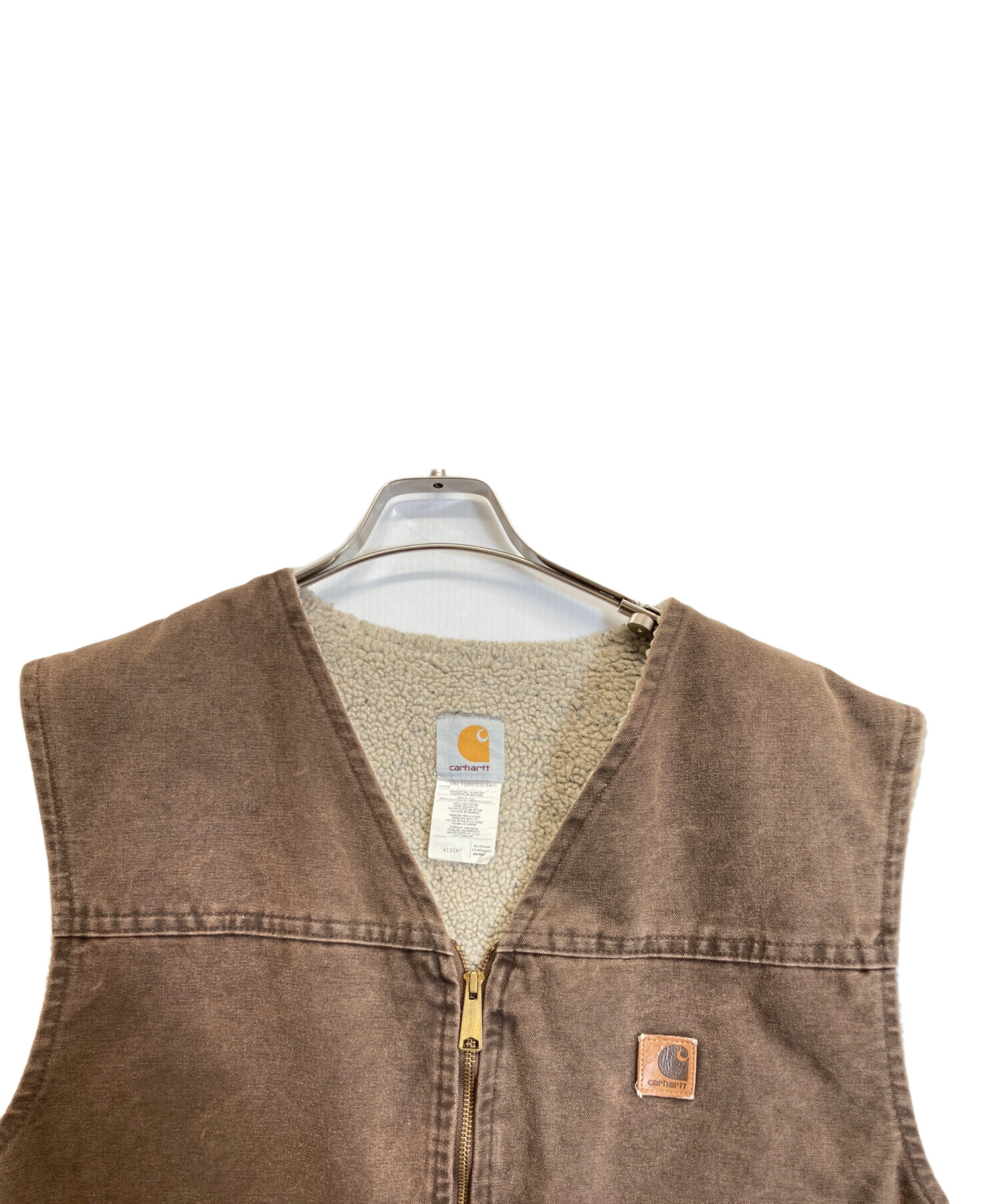 中古・古着通販】CarHartt (カーハート) ボアベスト ベージュ サイズ