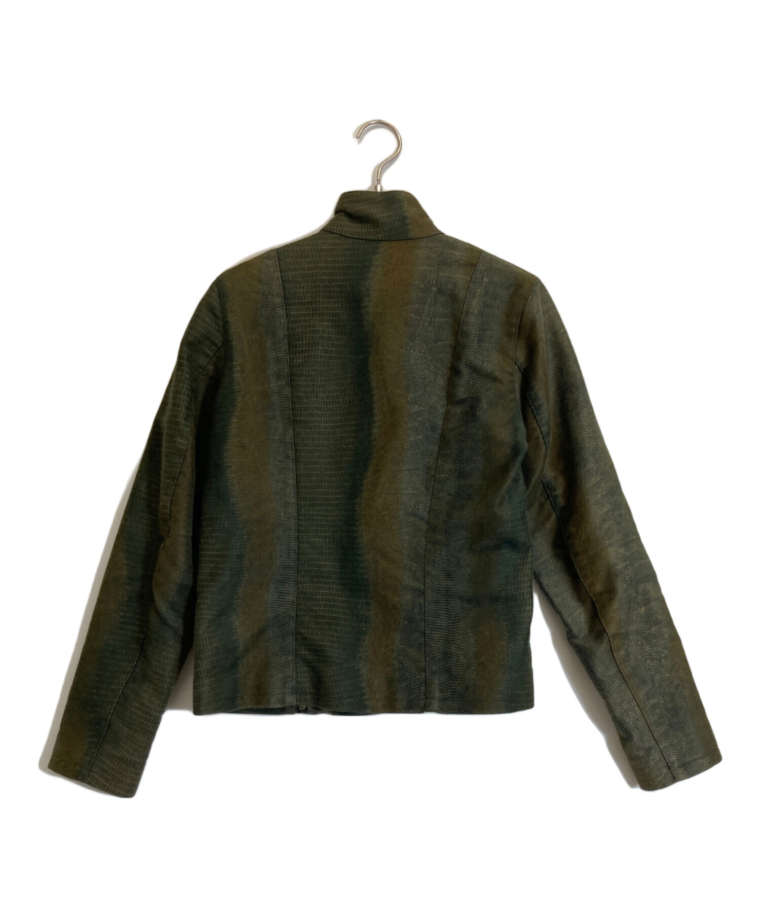 中古・古着通販】A.P.C. (アーペーセー) パイソン柄シングルライダース 