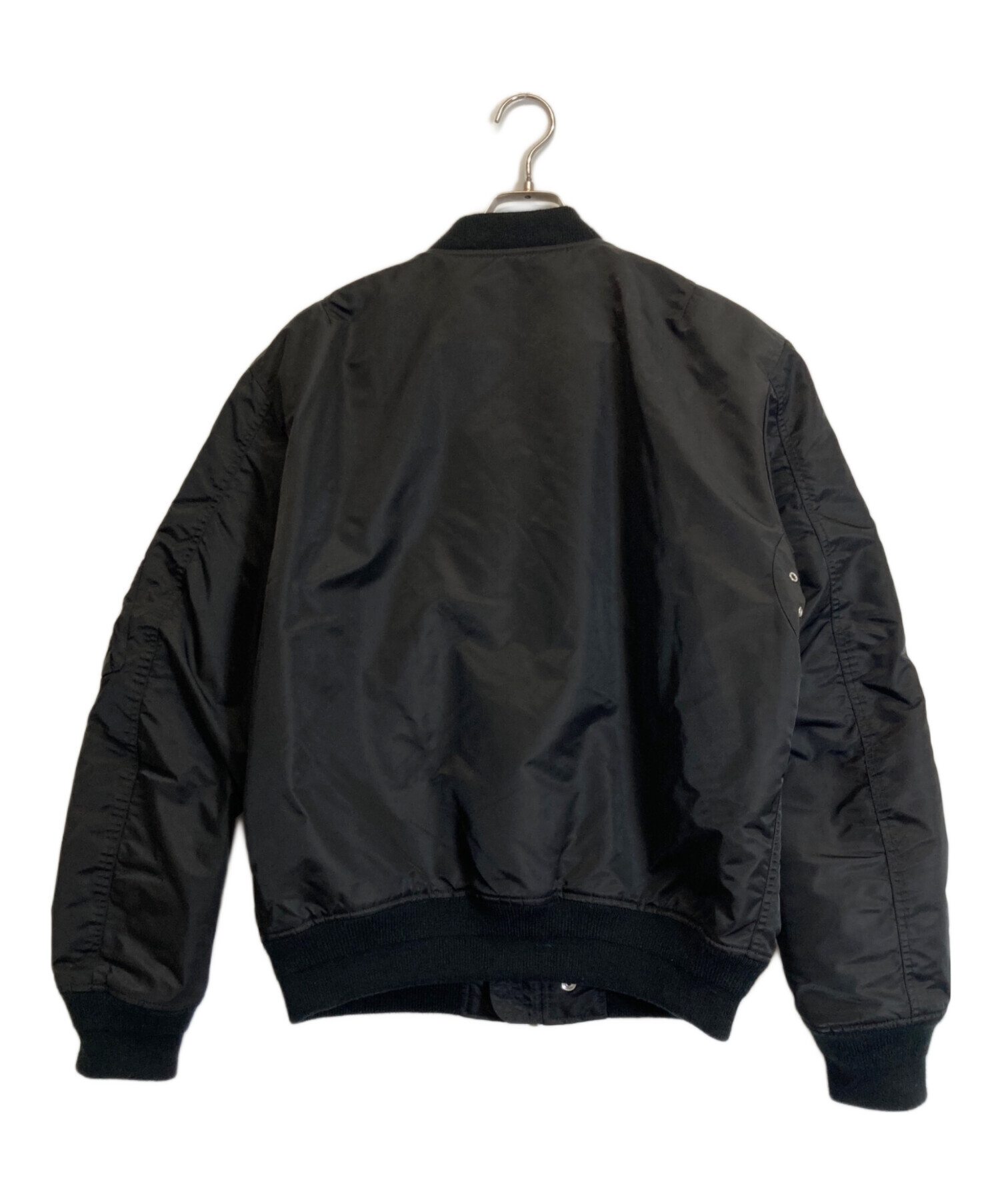 中古・古着通販】DIESEL (ディーゼル) MA-1ジャケット ブラック サイズ