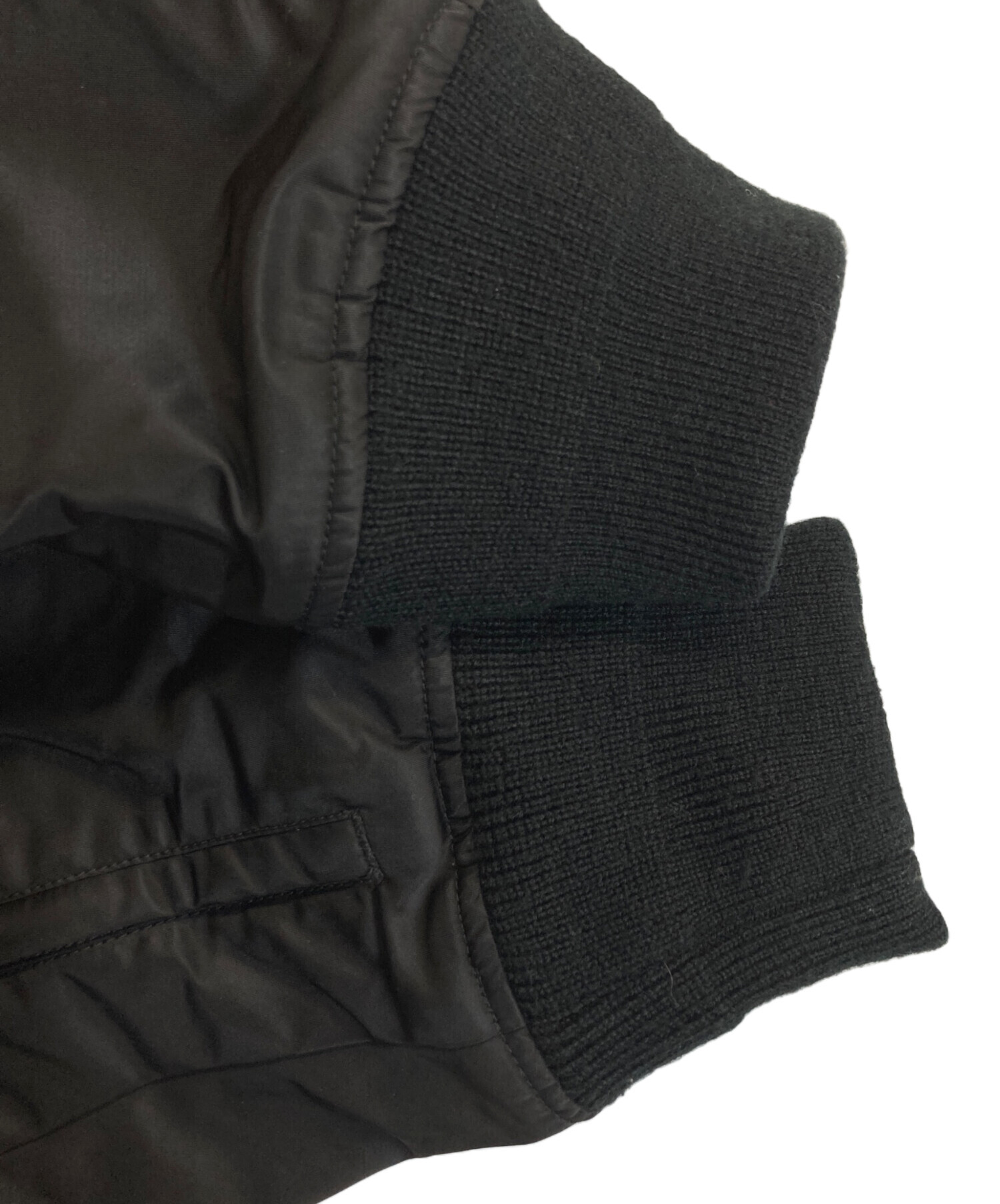 中古・古着通販】DIESEL (ディーゼル) MA-1ジャケット ブラック サイズ