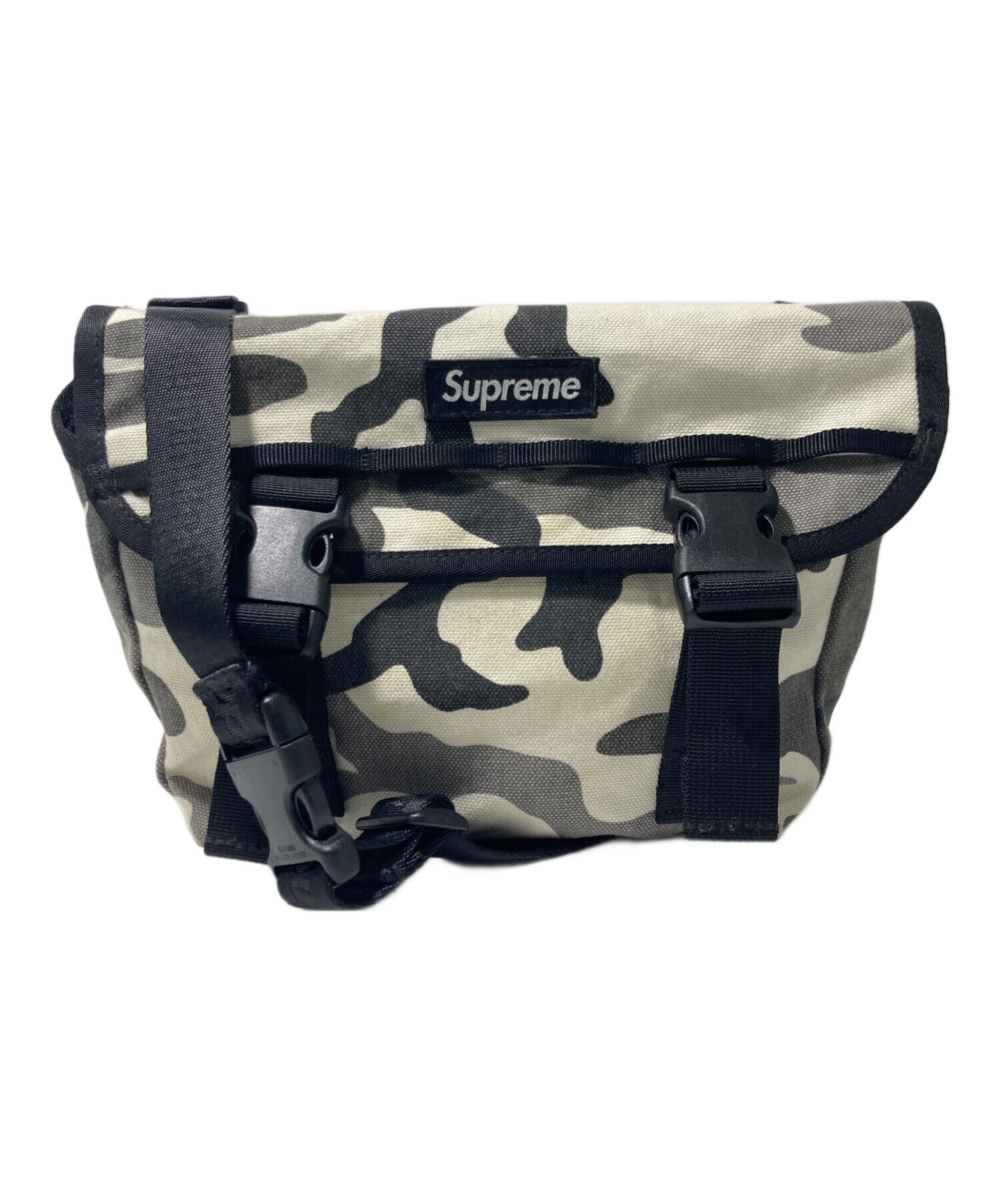 と*ち様 Supreme メッセンジャーバッグ グレー迷彩 中古・古着通販】Supreme (シュプリーム) Snow Camo Mini Messenger