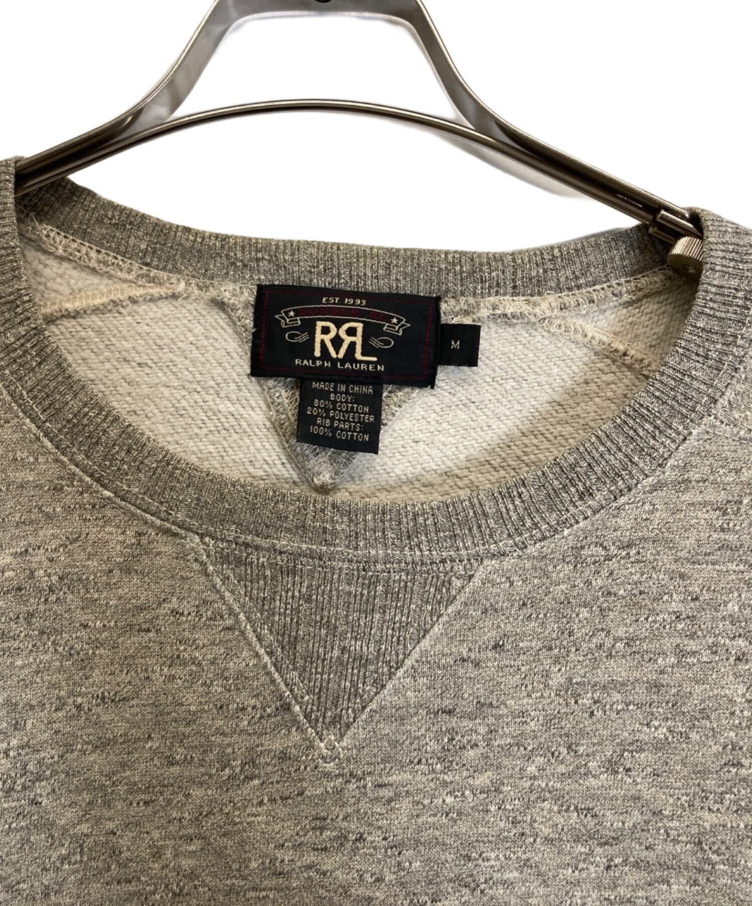 中古・古着通販】RRL (ダブルアールエル) スウェット グレー サイズ:M 