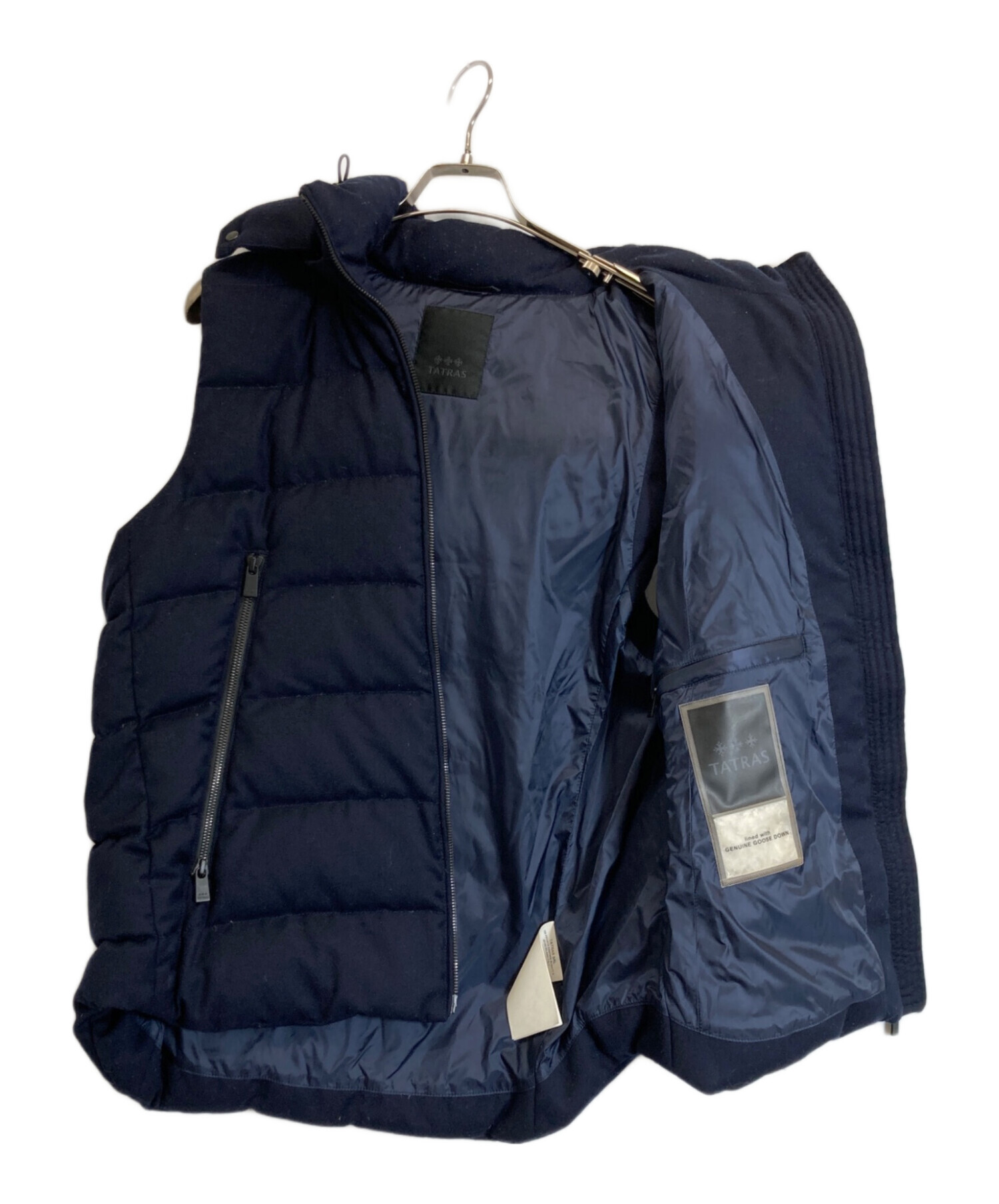 中古・古着通販】TATRAS (タトラス) ダウンベスト ネイビー サイズ:180
