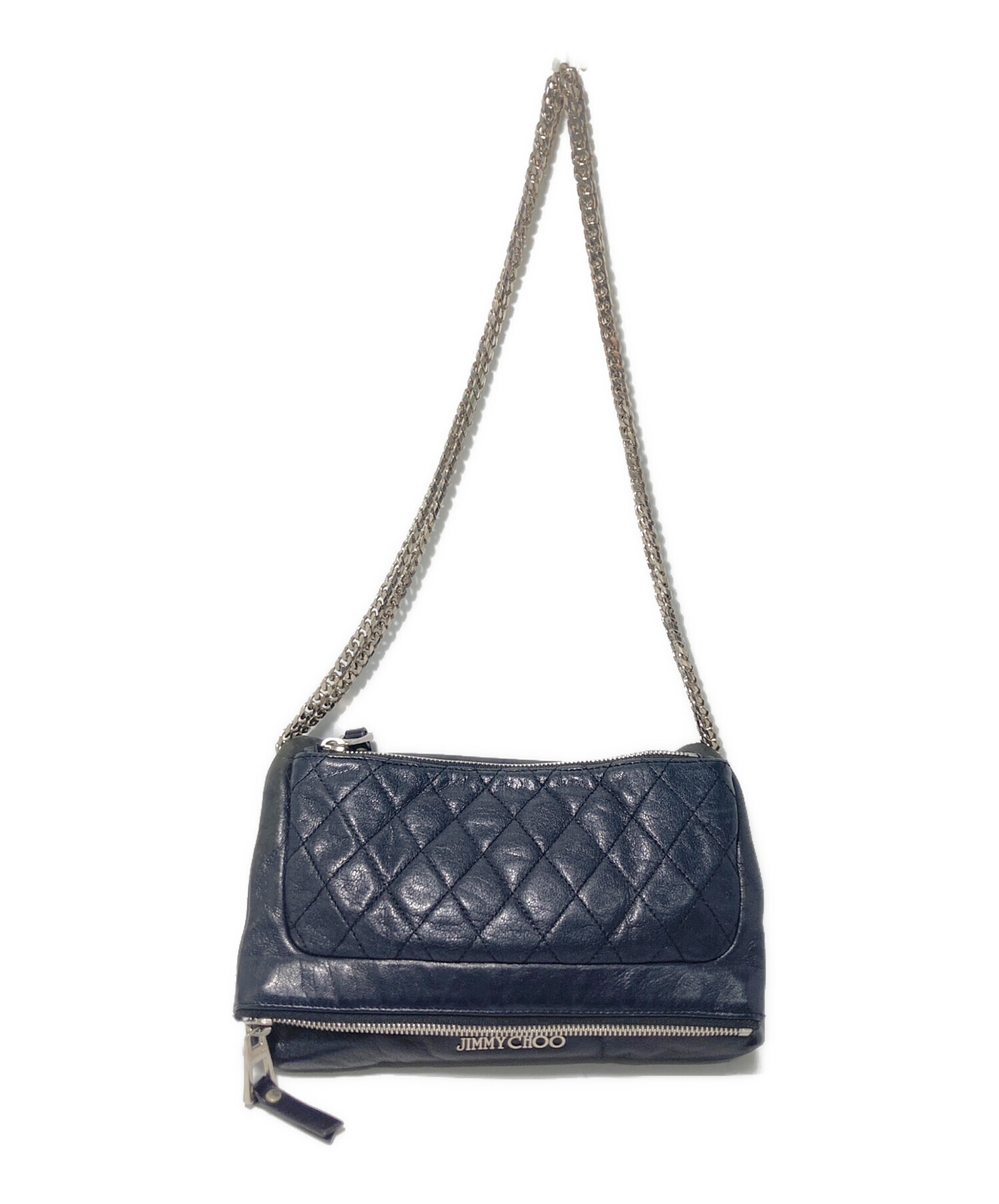 中古・古着通販】JIMMY CHOO (ジミーチュウ) ショルダーバッグ 