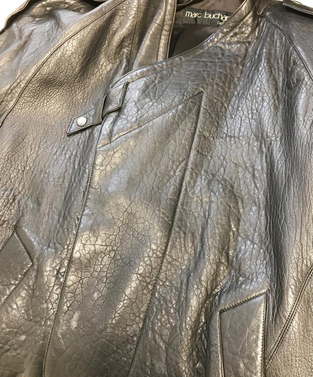 中古・古着通販】pellepelle (ペレペレ) レザージャケット ブラック