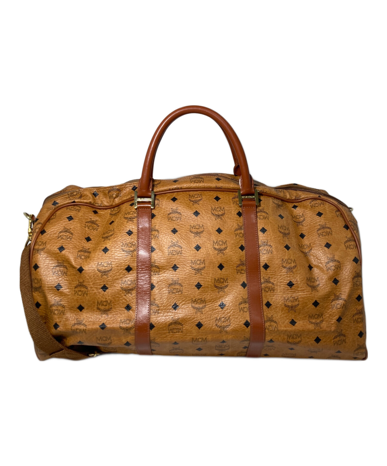 中古・古着通販】MCM (エムシーエム) ボストンバッグ ブラウン