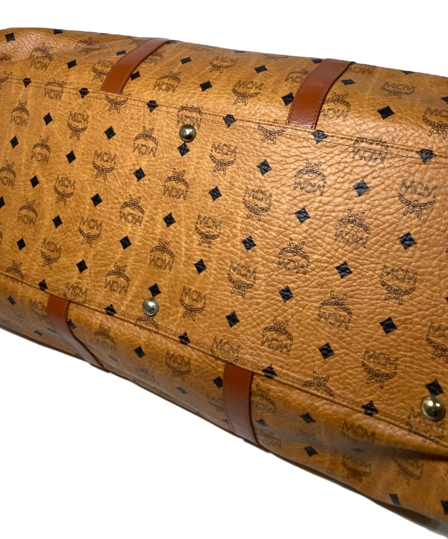 中古・古着通販】MCM (エムシーエム) ボストンバッグ ブラウン