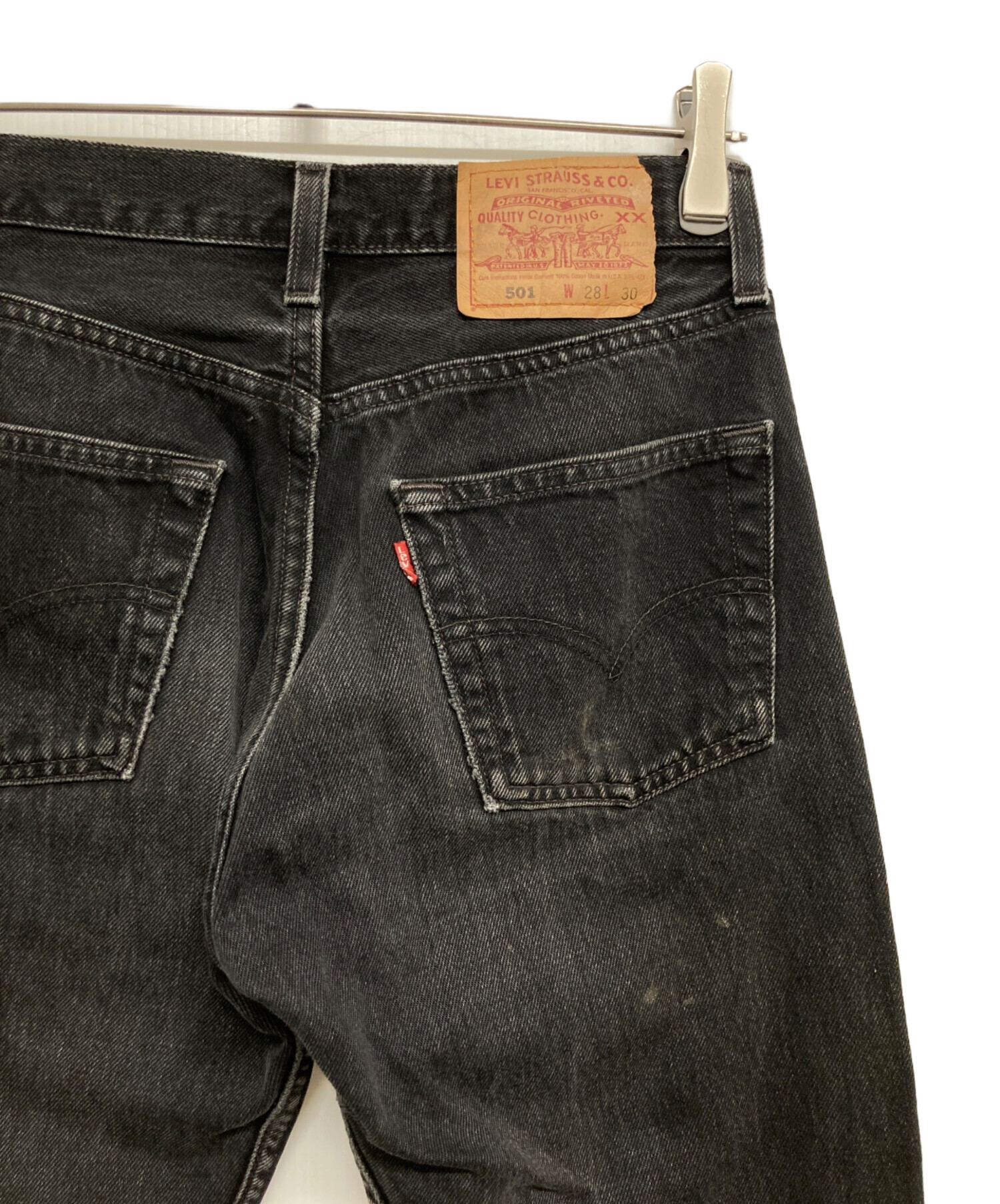 中古・古着通販】LEVI'S (リーバイス) 501 デニムパンツ ブラック