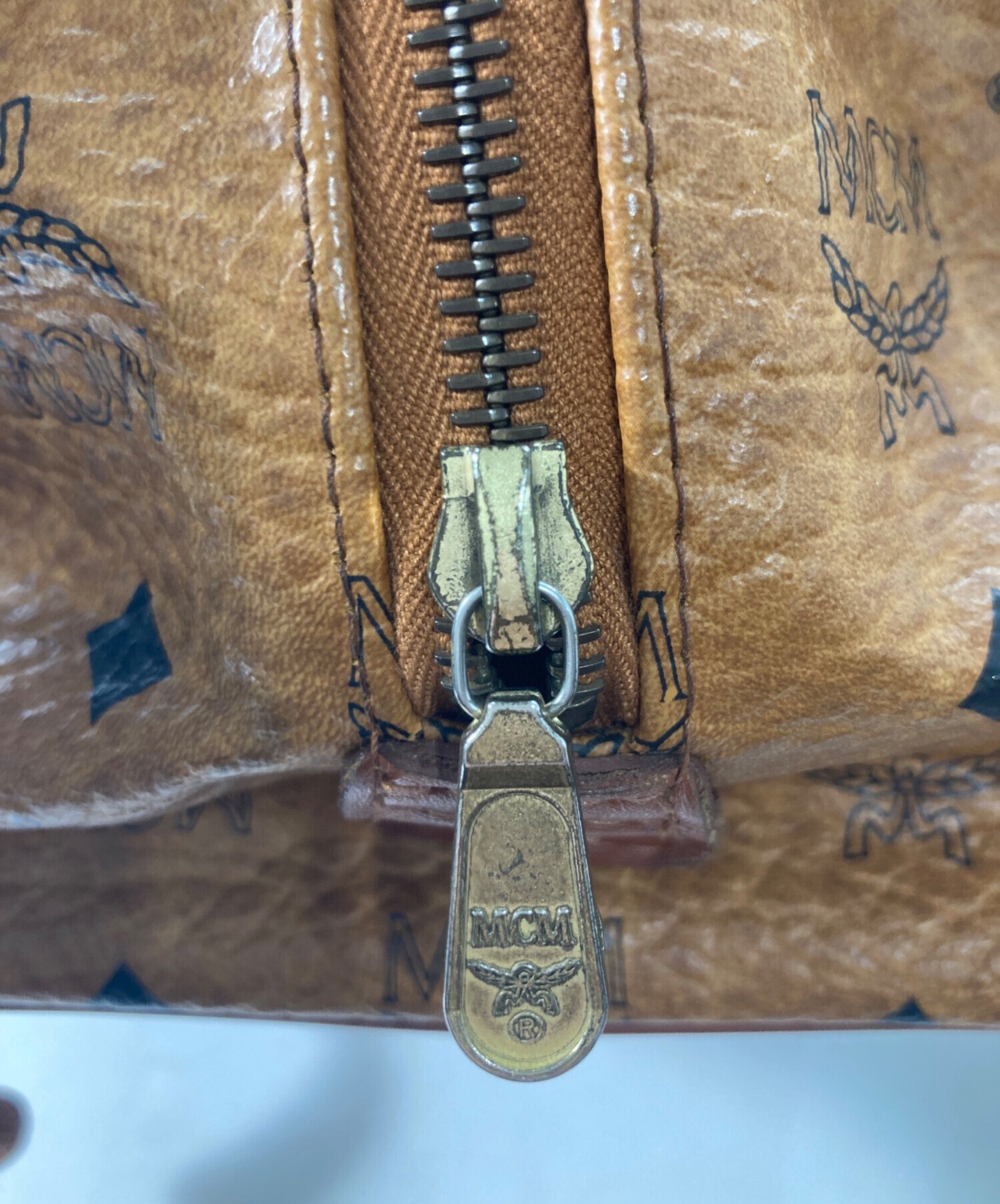 中古・古着通販】MCM (エムシーエム) 2WAYボストンバッグ ブラウン