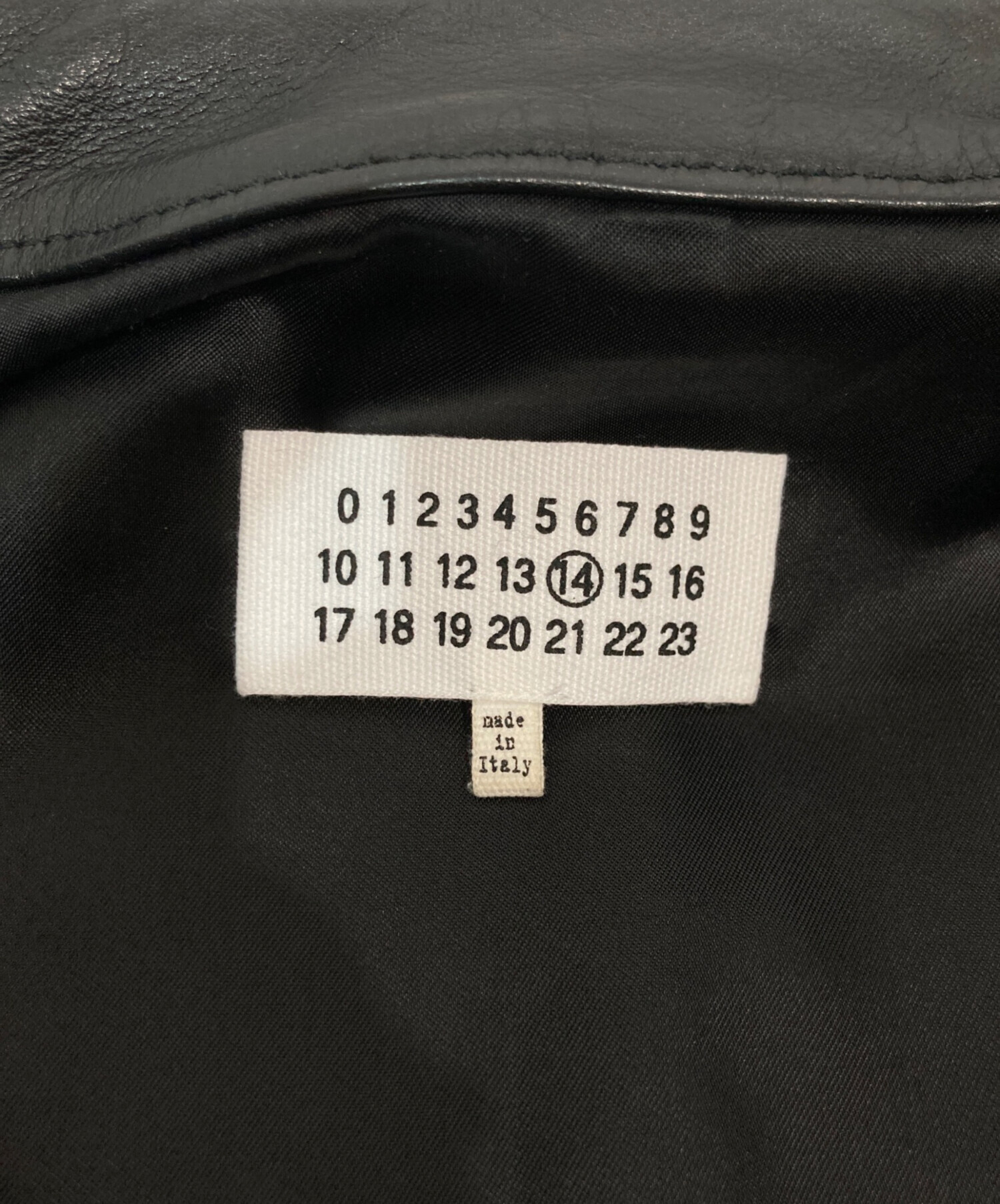 cozy@Maison Margiela ハの字ライダースサイズ52 中古 Maison Margiera/メゾン マルジェラ】ハの字ライダース【買取入荷情報