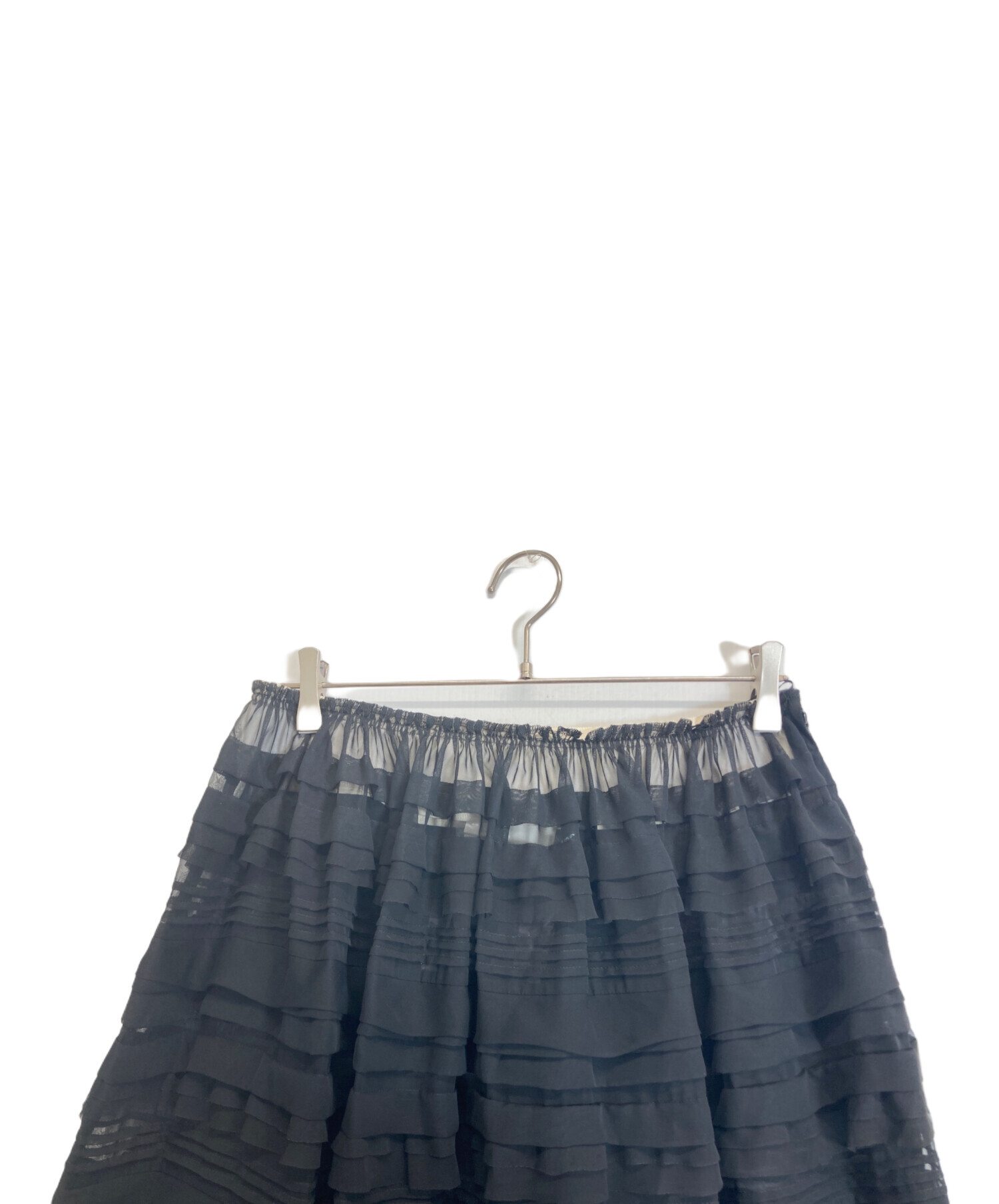 COMMEdesGARÇONS ティアードフリルスカート コムコム　AD2008 中古・古着通販】COMME des GARCONS (コムデギャルソン) シースルー