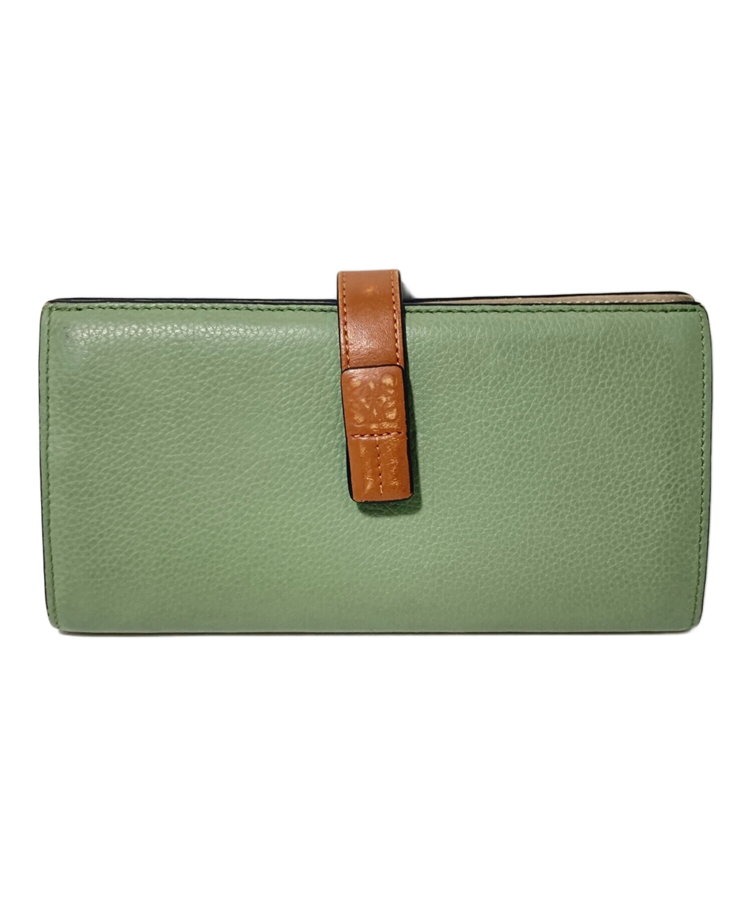 LOEWE 長財布 グリーン 中古・古着通販】LOEWE (ロエベ) 長財布 グリーン｜ブランド・古着通販