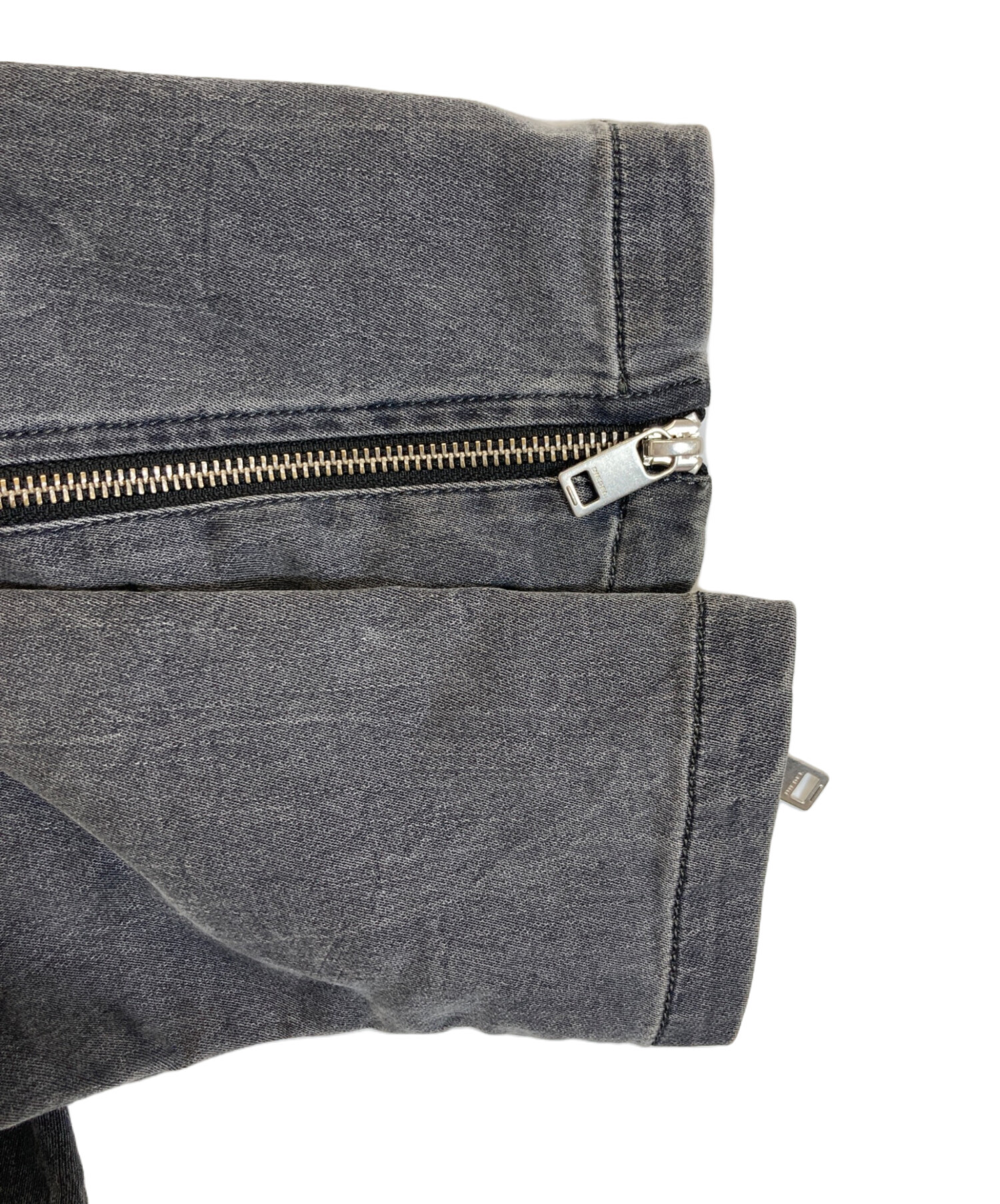 中古・古着通販】DIESEL (ディーゼル) デニムライダースジャケット