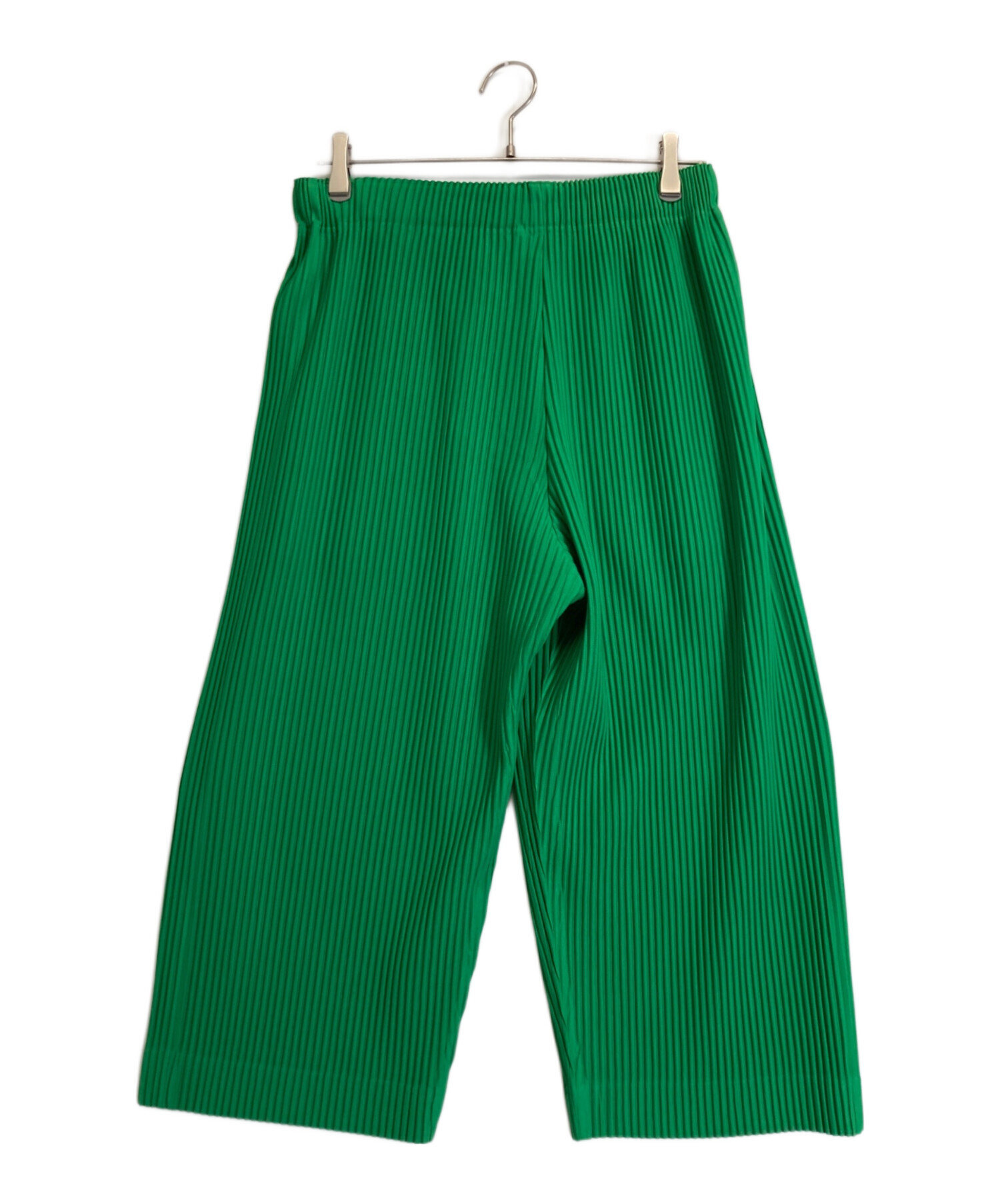 ISSEY MIYAKE イッセイミヤケ ブラウス L 緑 【古着】【中古】【送料無料】 中古・古着通販】HOMME PLISSE ISSEY MIYAKE (オムプリッセ イッセイ