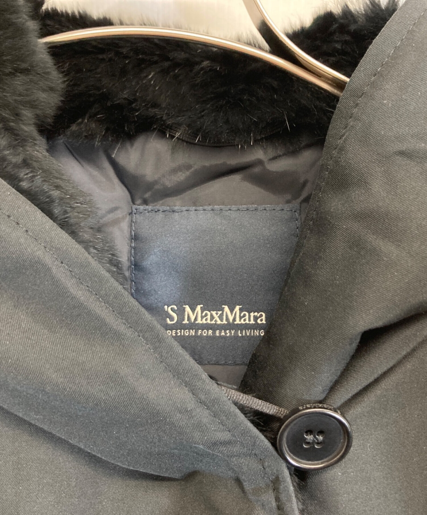 中古・古着通販】'S Max Mara (エスマックスマーラ) コート ブラック