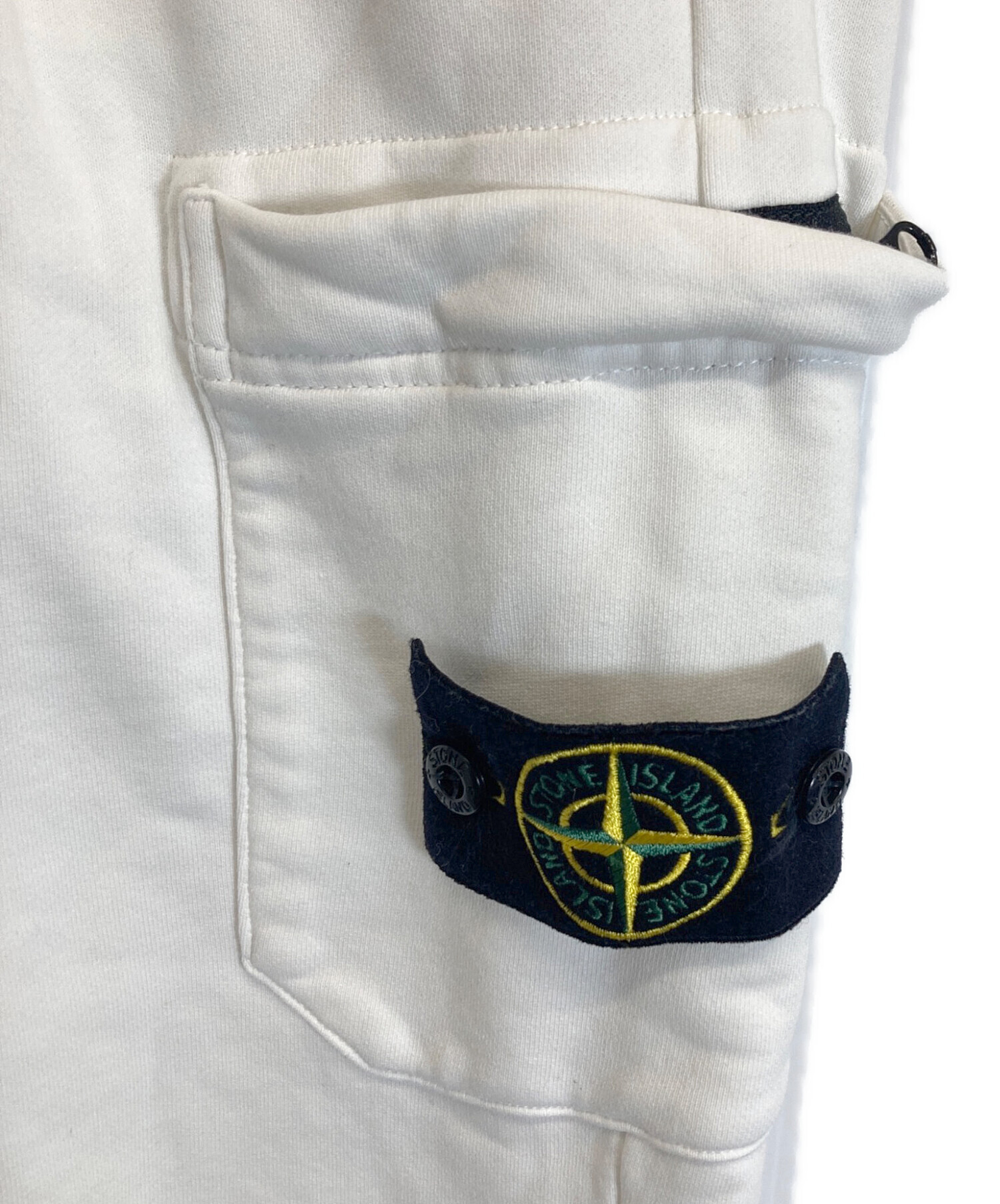 中古・古着通販】STONE ISLAND (ストーンアイランド) パンツ ホワイト 