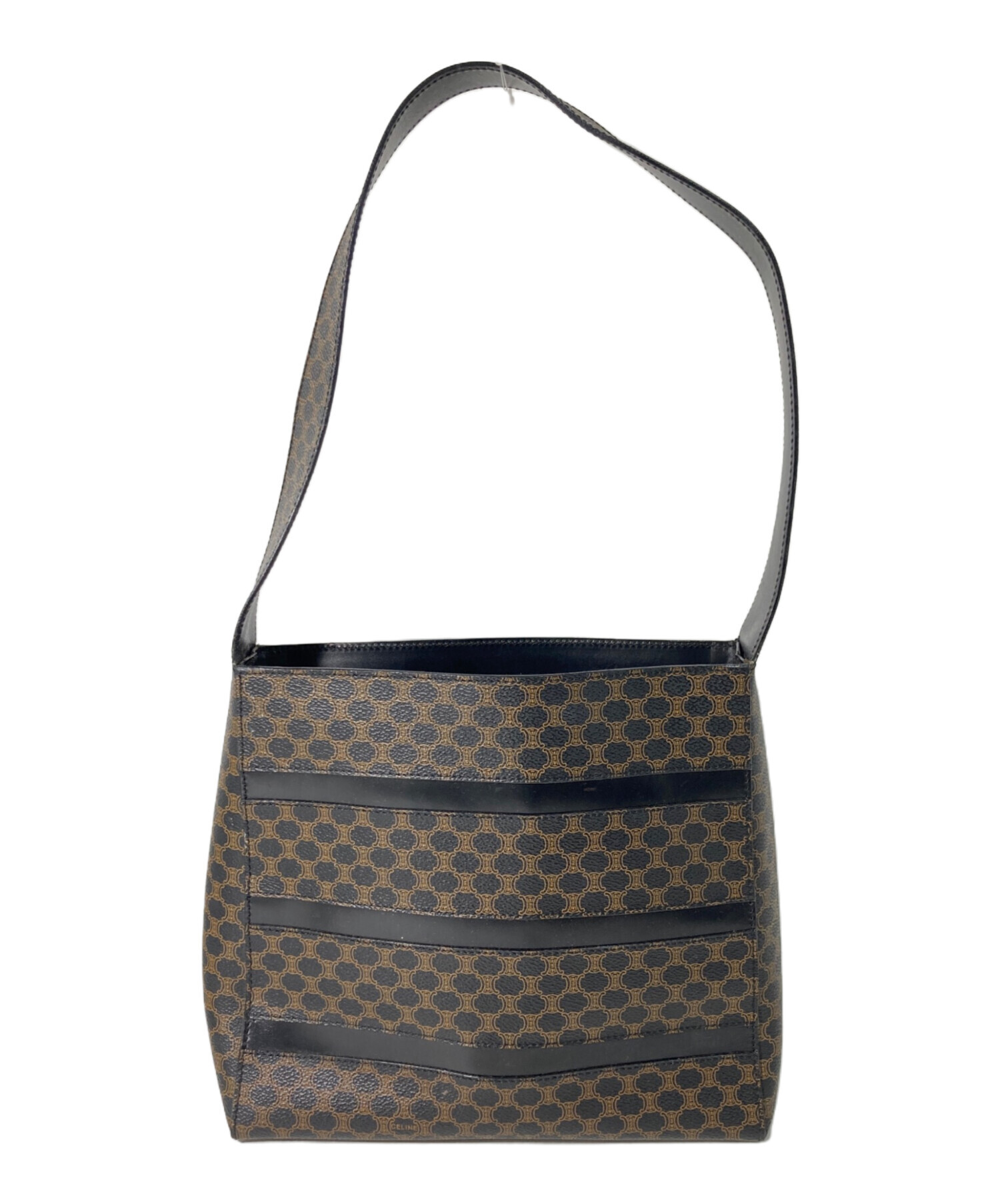 中古・古着通販】CELINE (セリーヌ) マカダムショルダーバッグ 