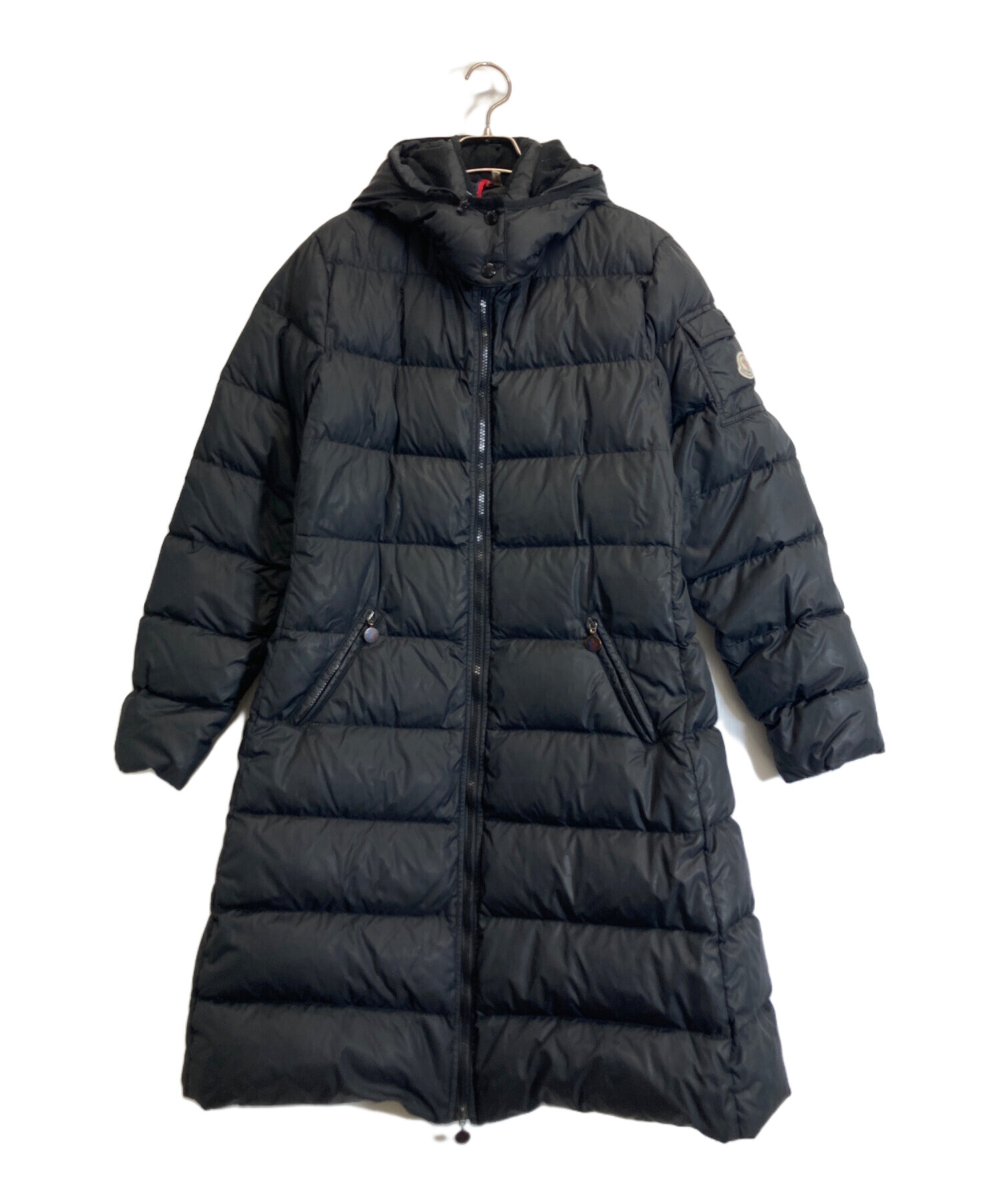 中古・古着通販】MONCLER (モンクレール) ダウンコート ブラック 